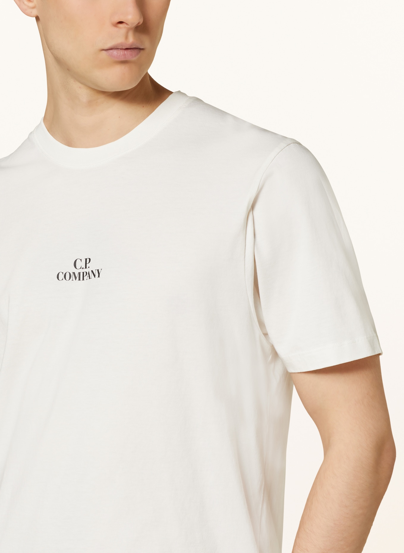 C.P. COMPANY T-Shirt, Farbe: WEISS/ DUNKELGRAU/ HELLGRAU (Bild 4)