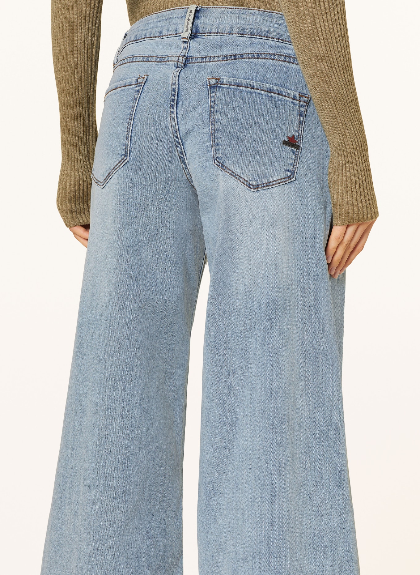 Buena Vista 7/8 jeans PALAZZO, Color: 4392 light stone (Image 5)