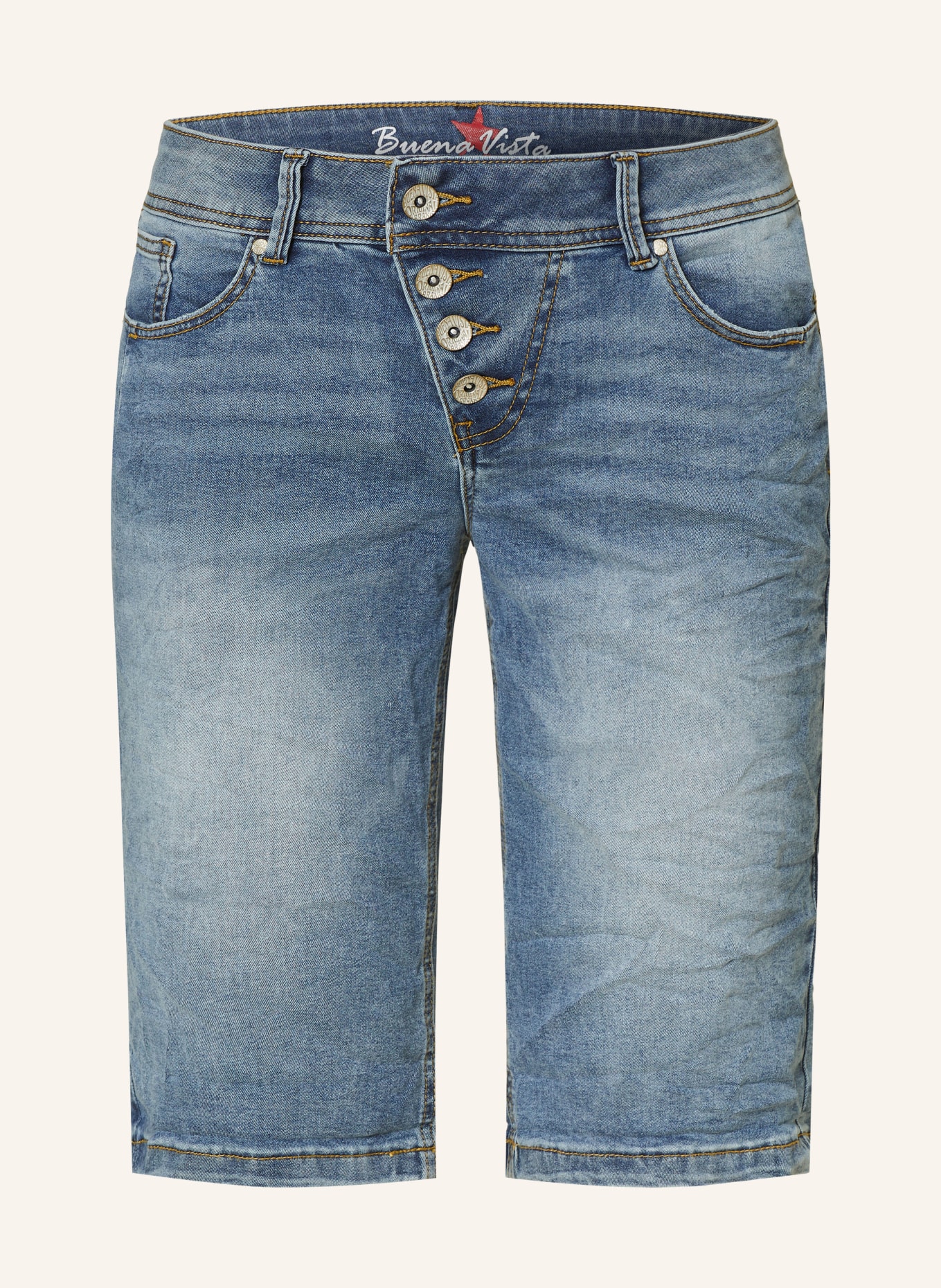 Buena Vista Szorty jeansowe MALIBU, Kolor: 8162 light stone (Obrazek 1)