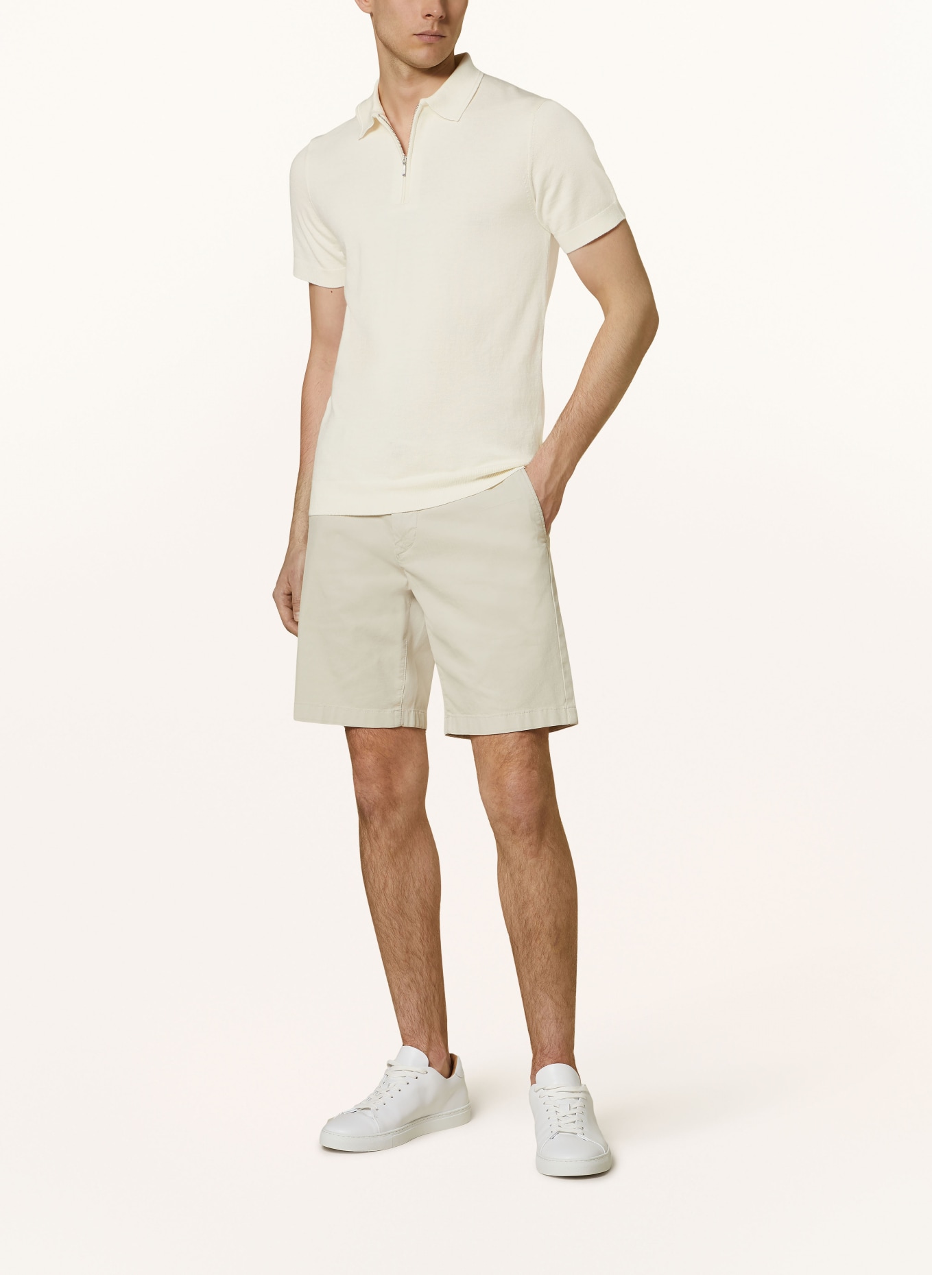 PAUL Knitted polo shirt, Color: CREAM (Image 2)