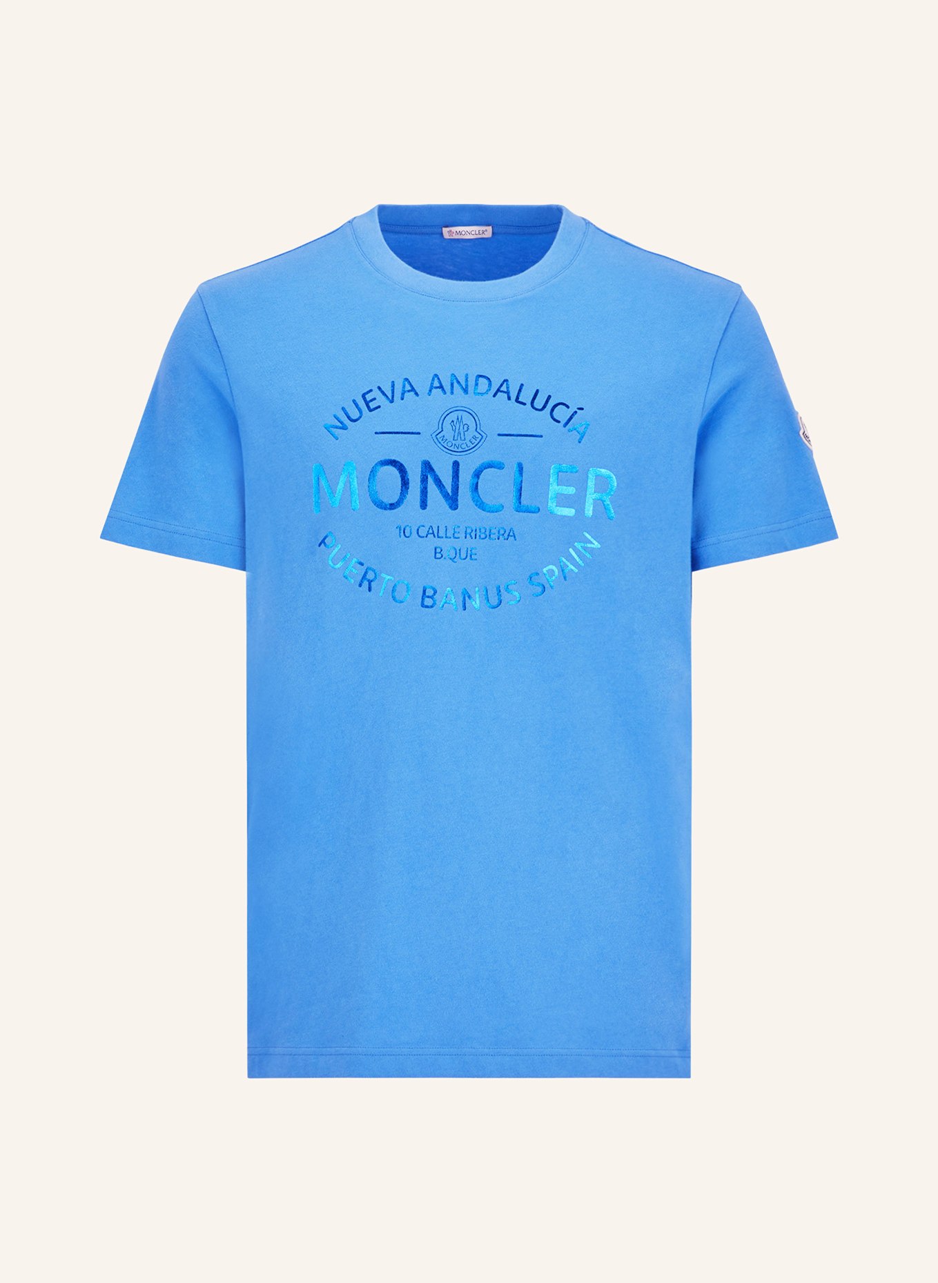 MONCLER T-shirt, Color: BLUE (Image 1)