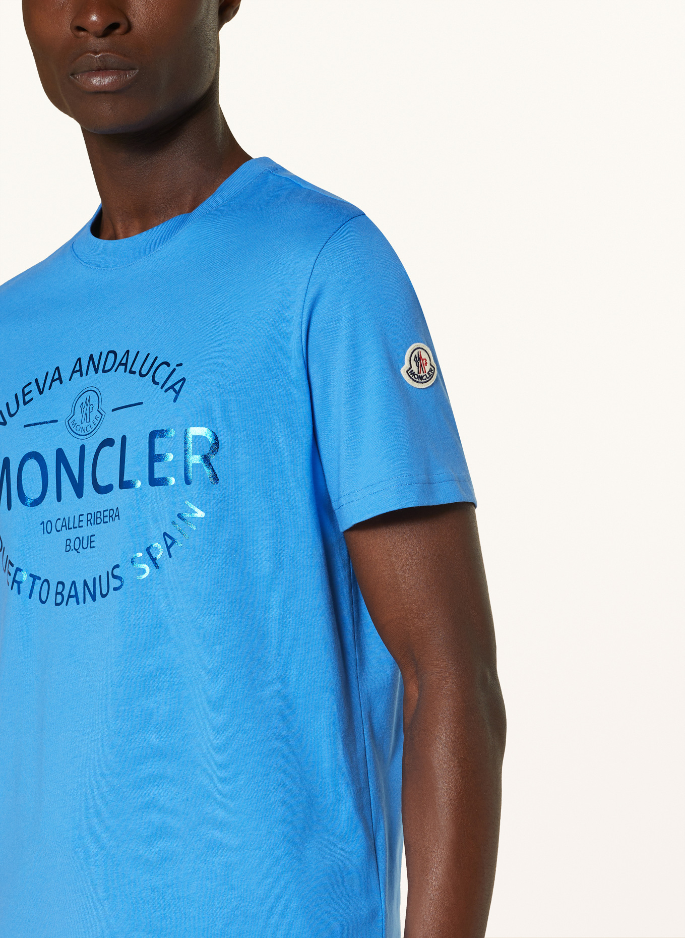 MONCLER T-shirt, Color: BLUE (Image 4)