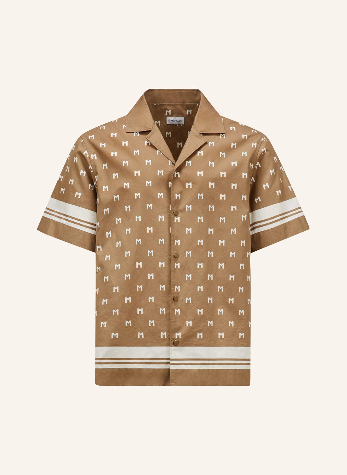 MONCLER Resort shirt comfort fit, Color: BEIGE/ ECRU (Image 1)