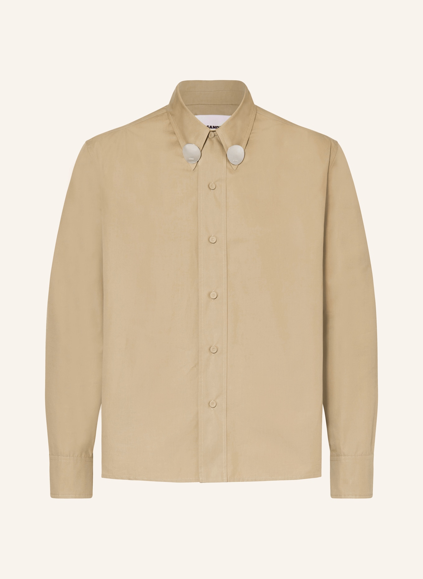JIL SANDER Shirt regular fit, Color: LIGHT BROWN (Image 1)