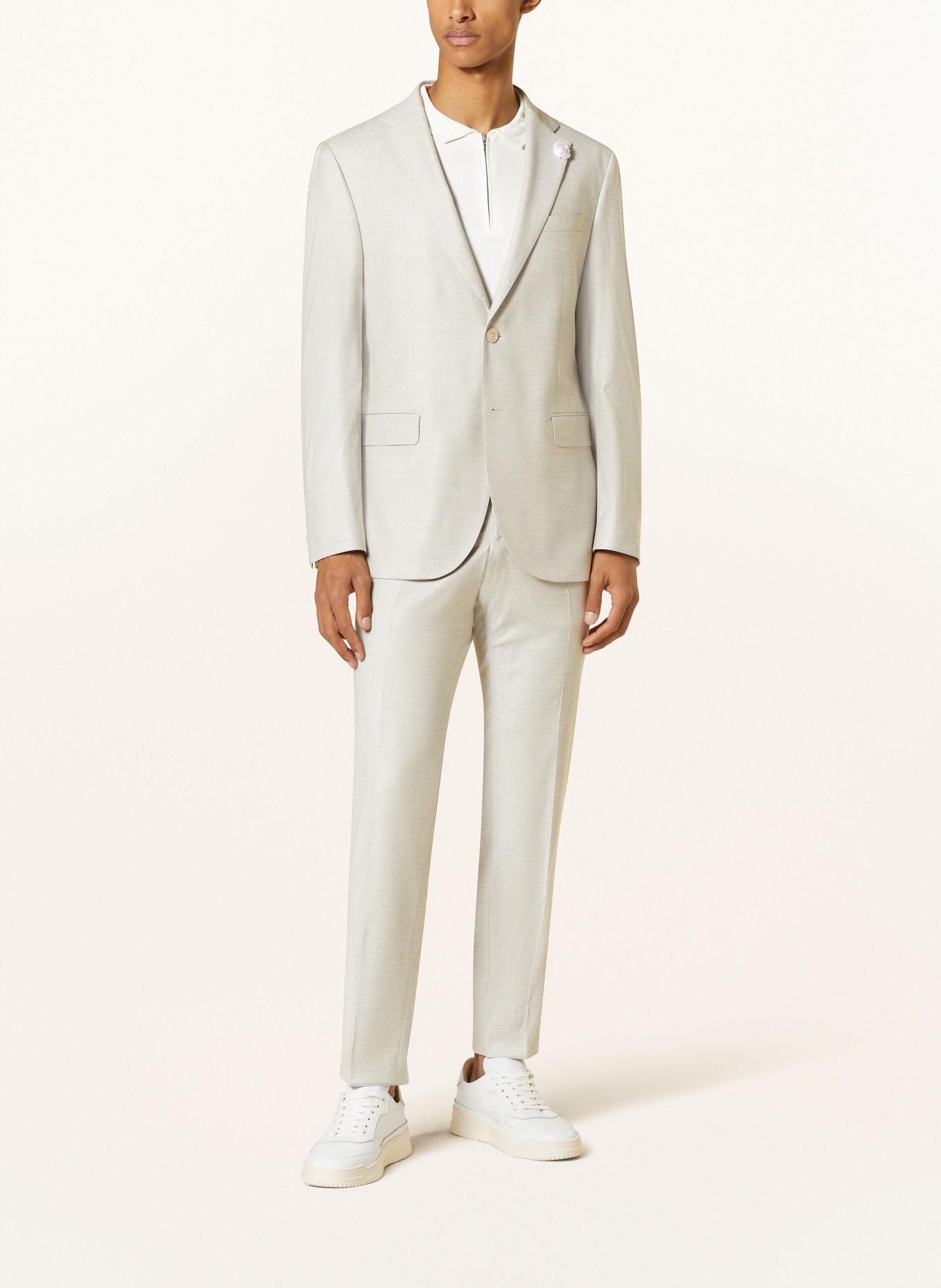 BALDESSARINI Suit jacket Slim Fit, Color: 8920 Irish Cream Pattern (Image 2)