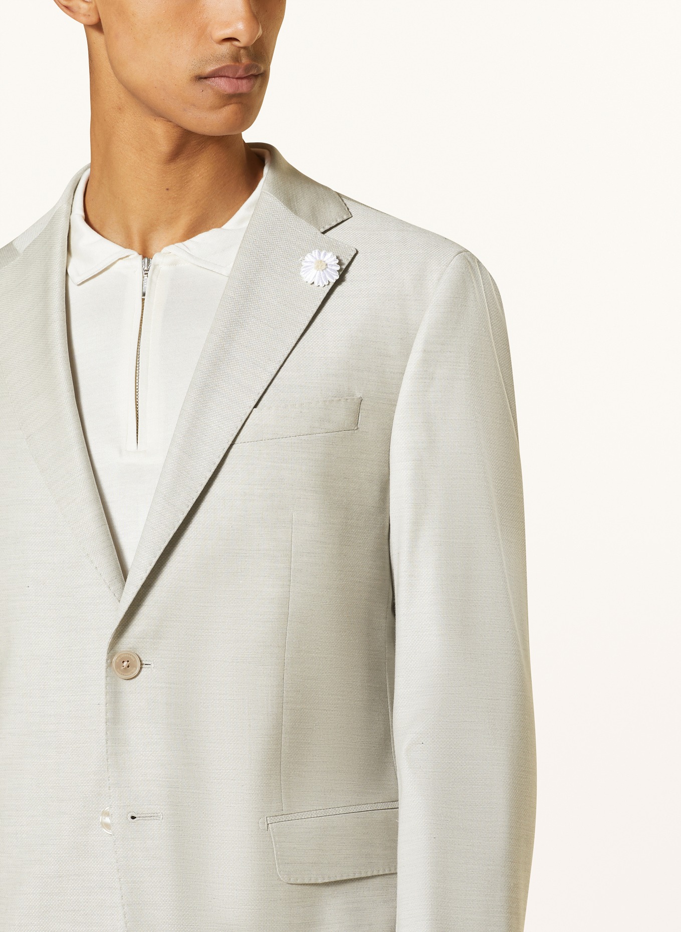 BALDESSARINI Suit jacket Slim Fit, Color: 8920 Irish Cream Pattern (Image 5)