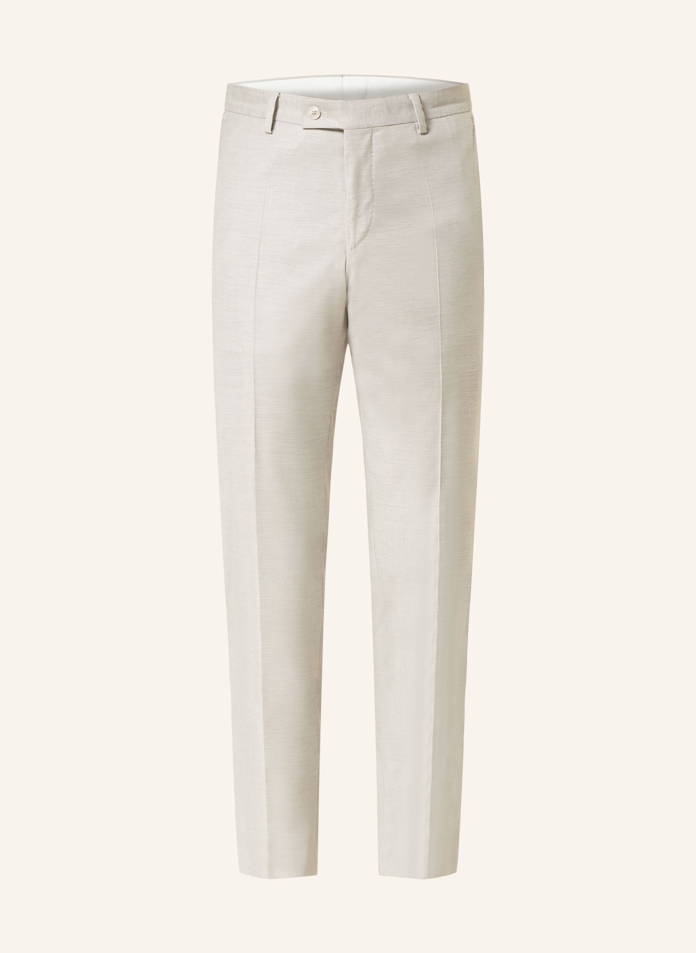 BALDESSARINI Suit trousers slim fit, Color: 8920 Irish Cream Pattern (Image 1)