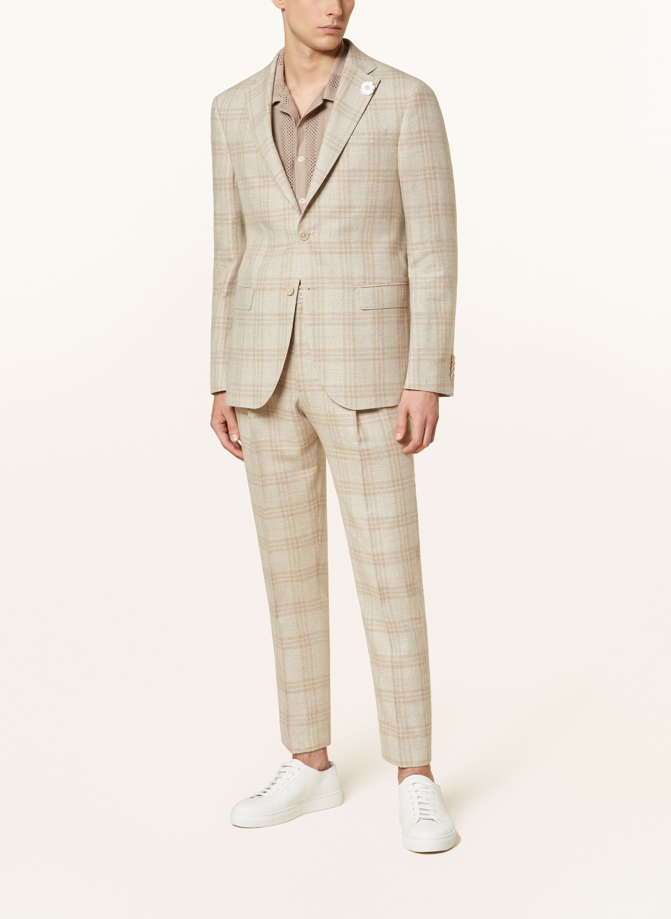 BALDESSARINI Suit jacket SERANO slim fit, Color: 8620 Irish Cream Check (Image 2)