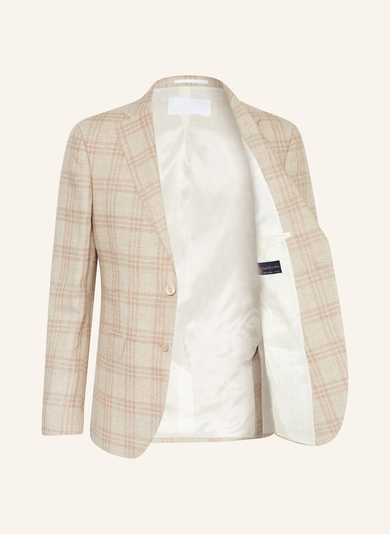 BALDESSARINI Suit jacket SERANO slim fit, Color: 8620 Irish Cream Check (Image 4)