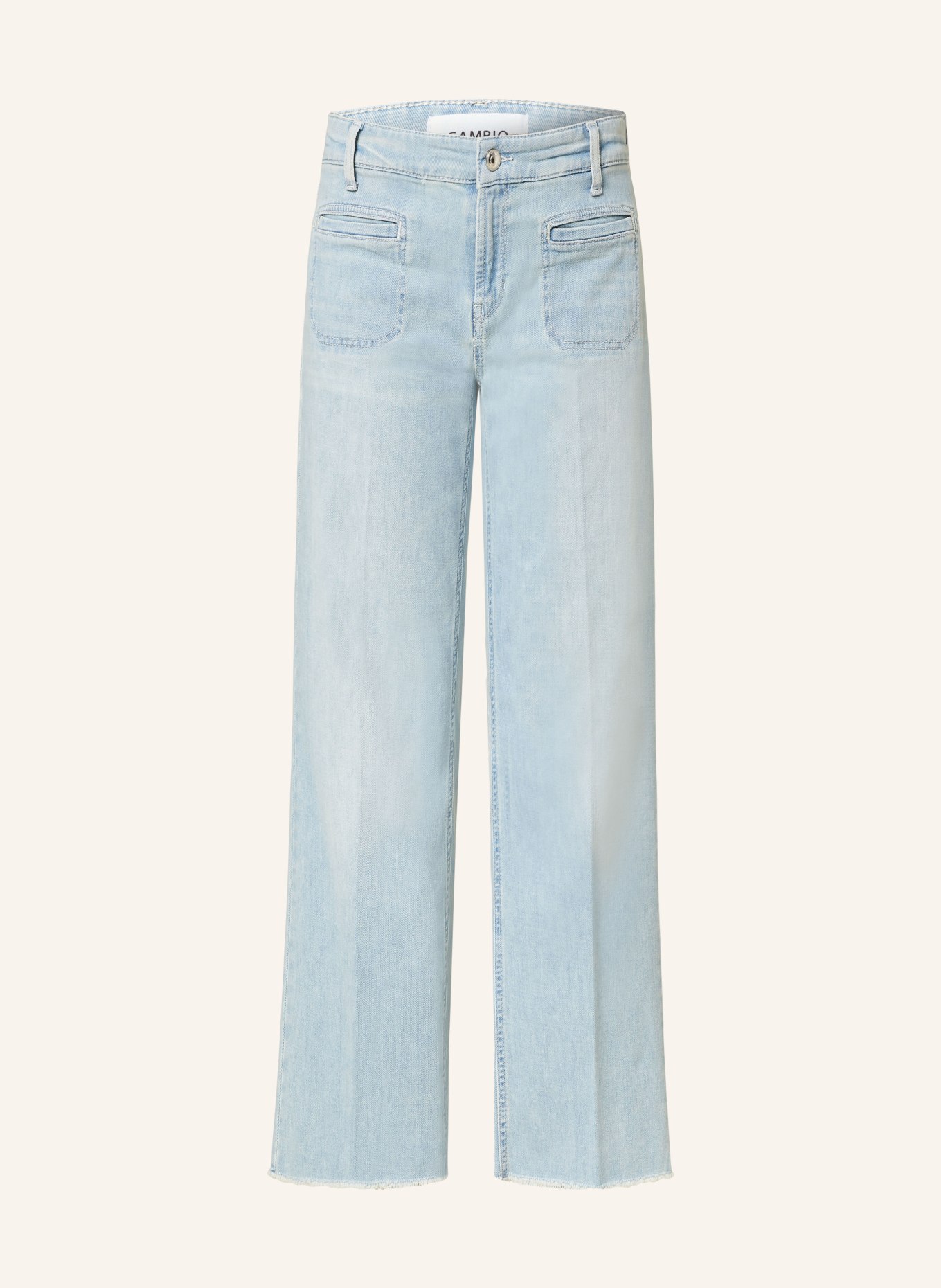 CAMBIO Straight jeans TESS, Color: 5231 lifely bleach contr. frin (Image 1)
