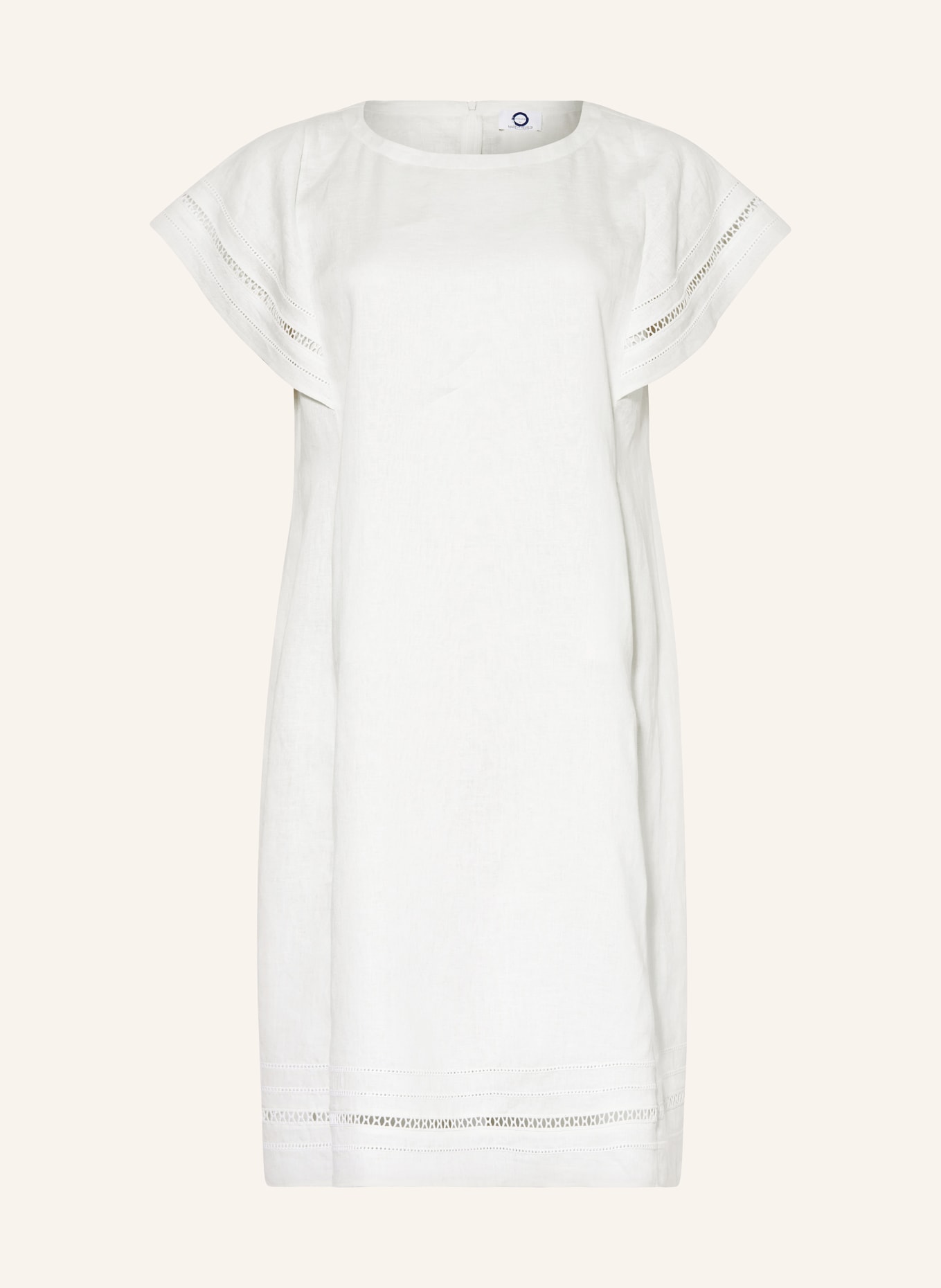 MARINA RINALDI VOYAGE Linen dress, Color: WHITE (Image 1)