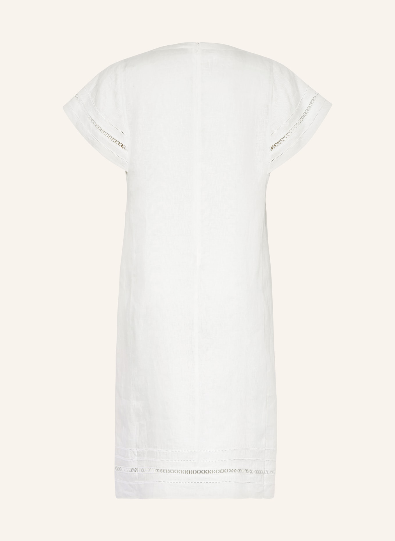 MARINA RINALDI VOYAGE Linen dress, Color: WHITE (Image 2)