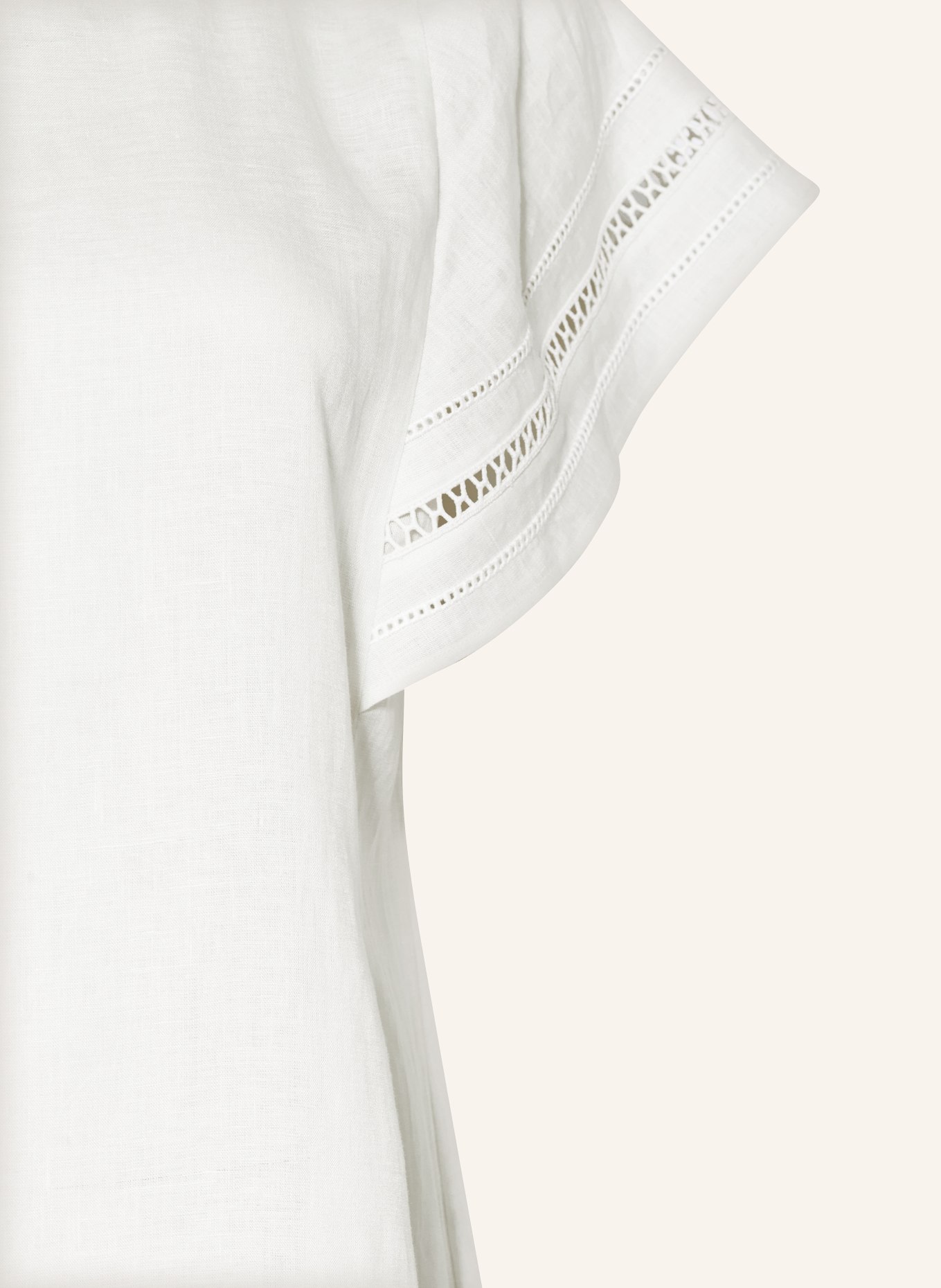 MARINA RINALDI VOYAGE Linen dress, Color: WHITE (Image 3)