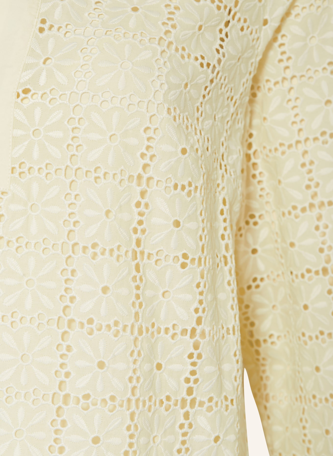 MARINA RINALDI VOYAGE Lace dress with 3/4 sleeve, Color: CREAM (Image 3)