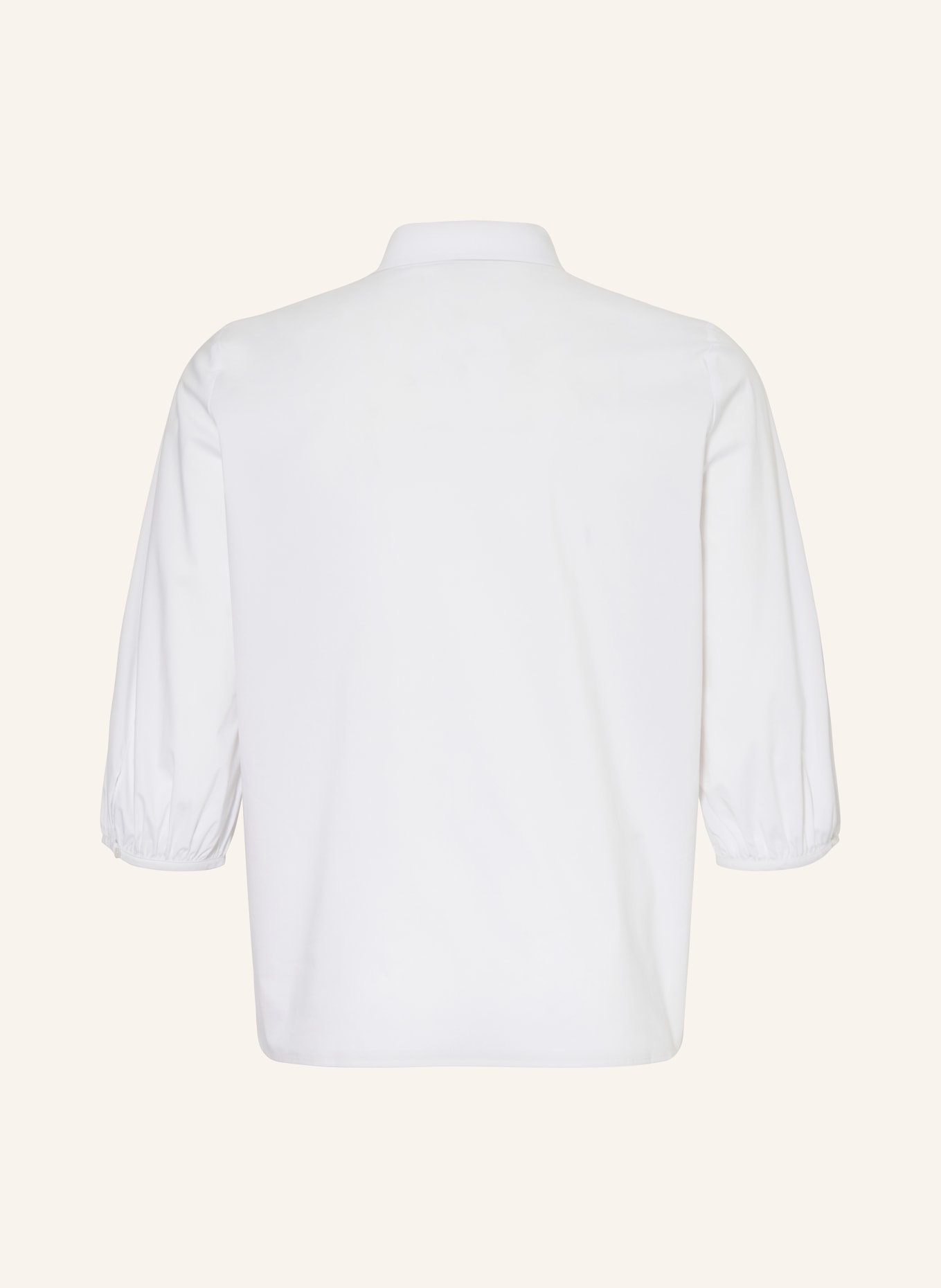 MARINA RINALDI PERSONA Shirt blouse with 3/4 sleeves, Color: WHITE (Image 2)