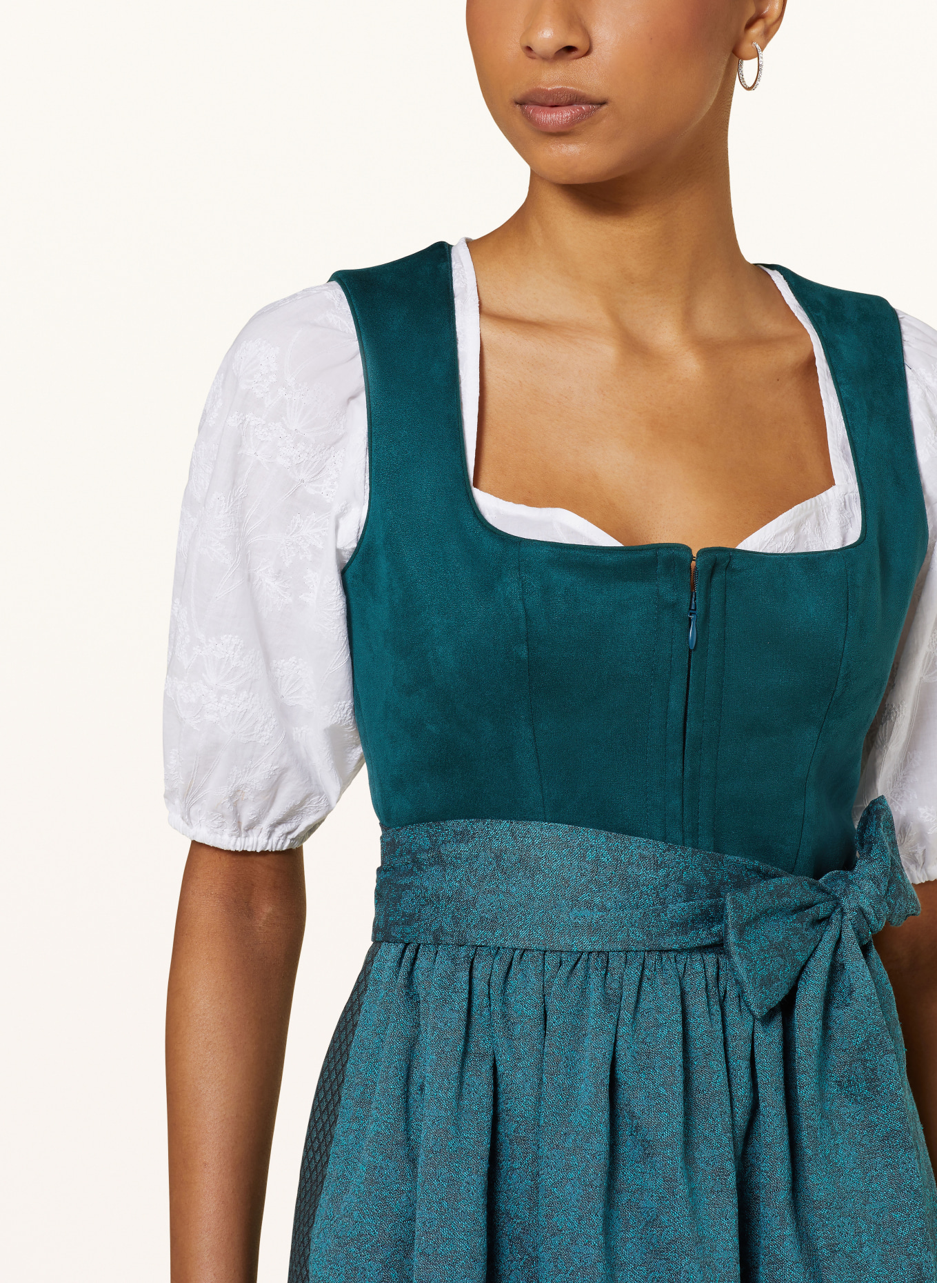 LIMBERRY Dirndl, Color: TEAL/ TURQUOISE/ DARK GRAY (Image 4)