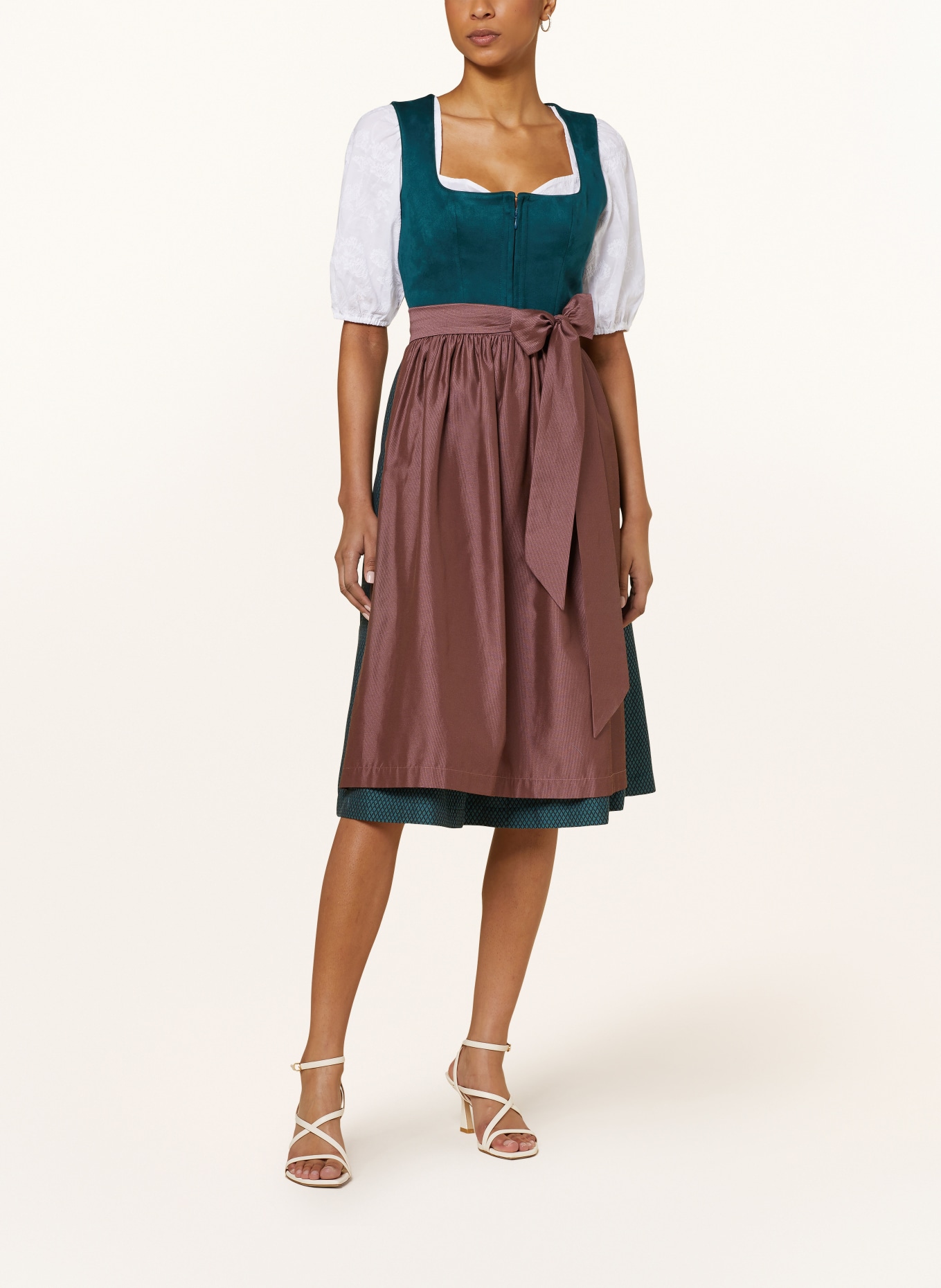 LIMBERRY Dirndl, Color: TEAL/ TURQUOISE/ DARK GRAY (Image 6)