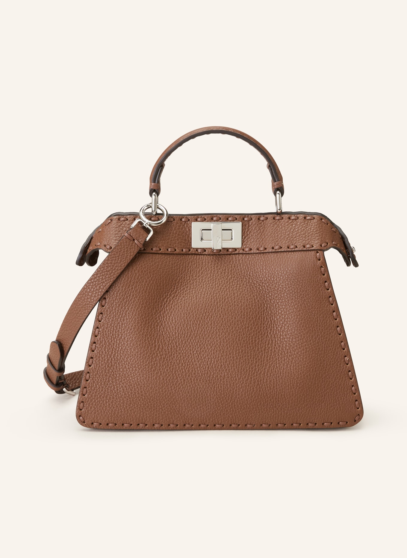 FENDI Handbag PEEKABOO ISEEU SMALL, Color: BROWN (Image 1)