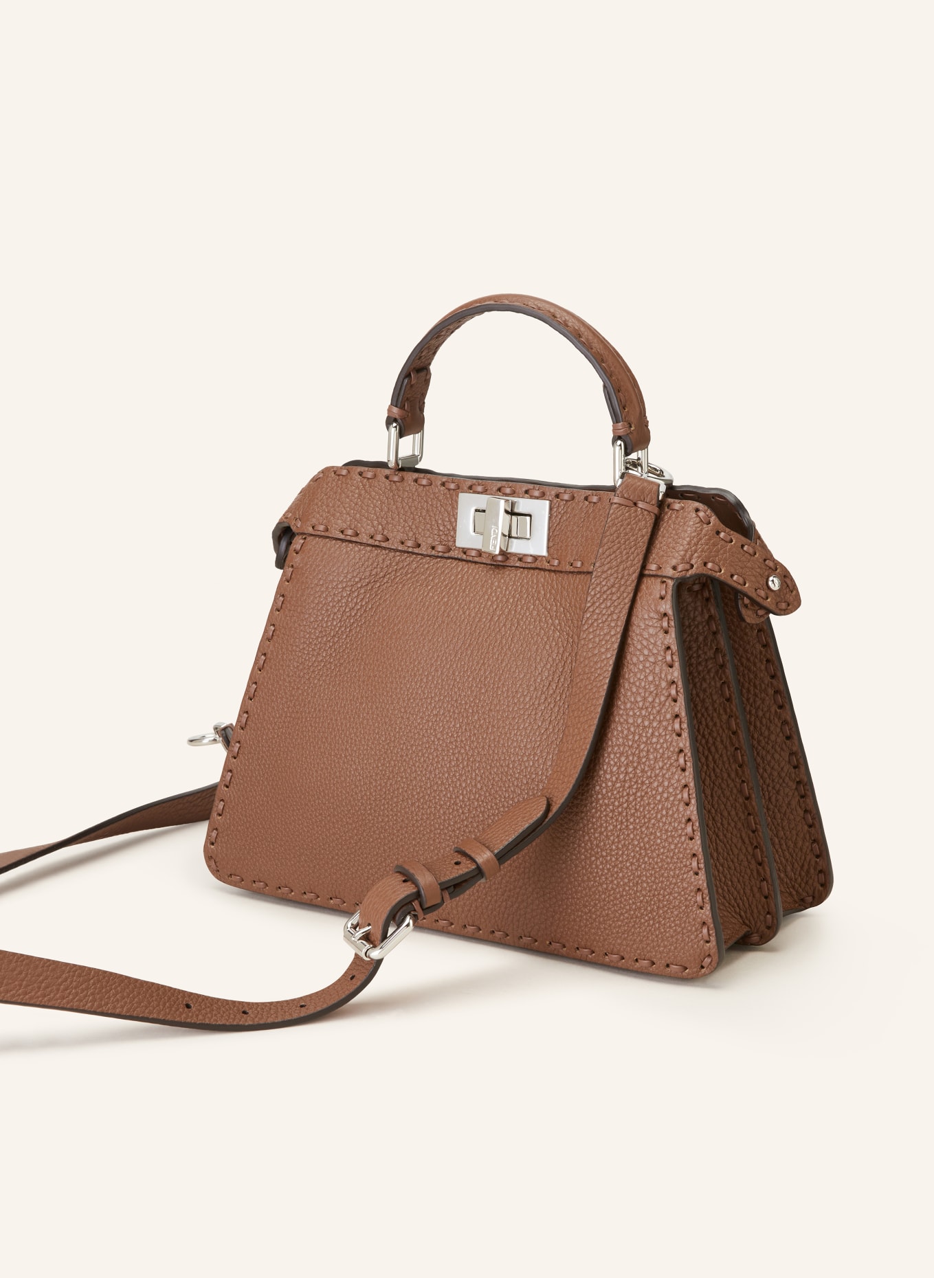 FENDI Handbag PEEKABOO ISEEU SMALL, Color: BROWN (Image 2)