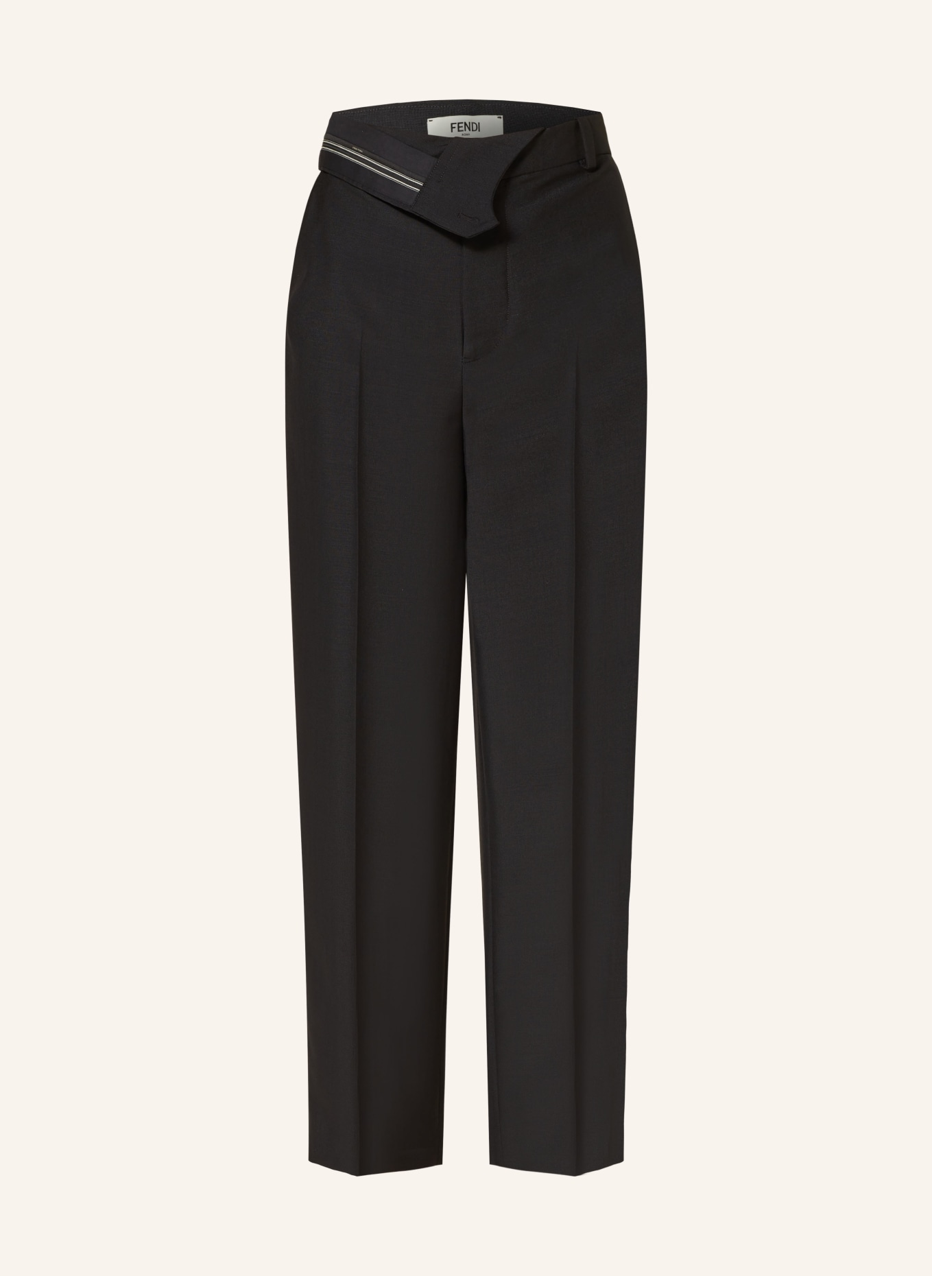 FENDI Trousers with mohair, Color: BLACK (Image 1)