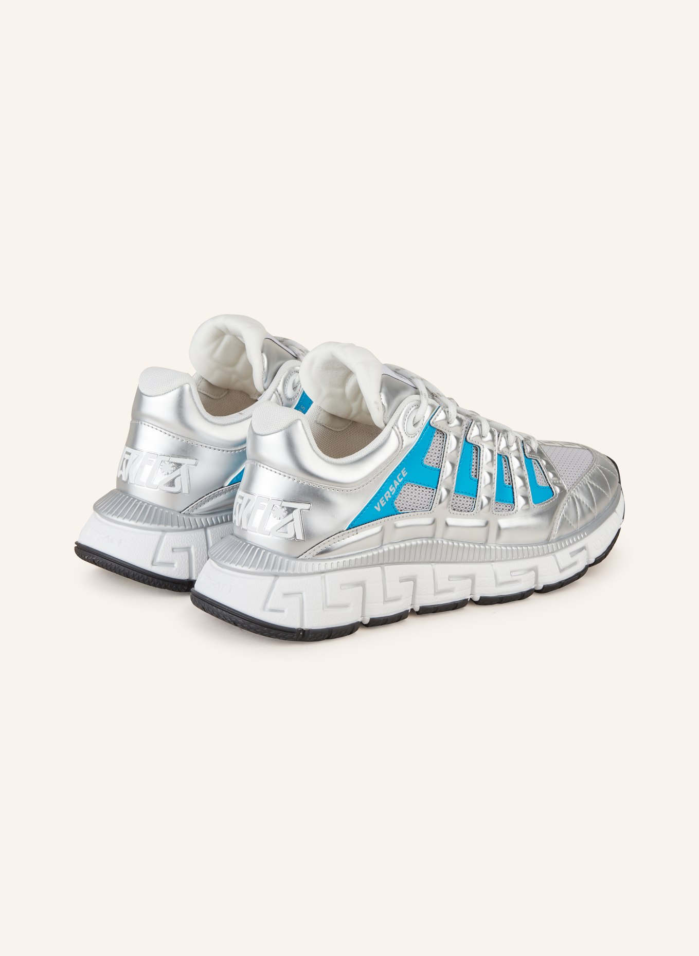 VERSACE Sneakers TRIGERCA, Color: SILVER/ BLUE (Image 2)