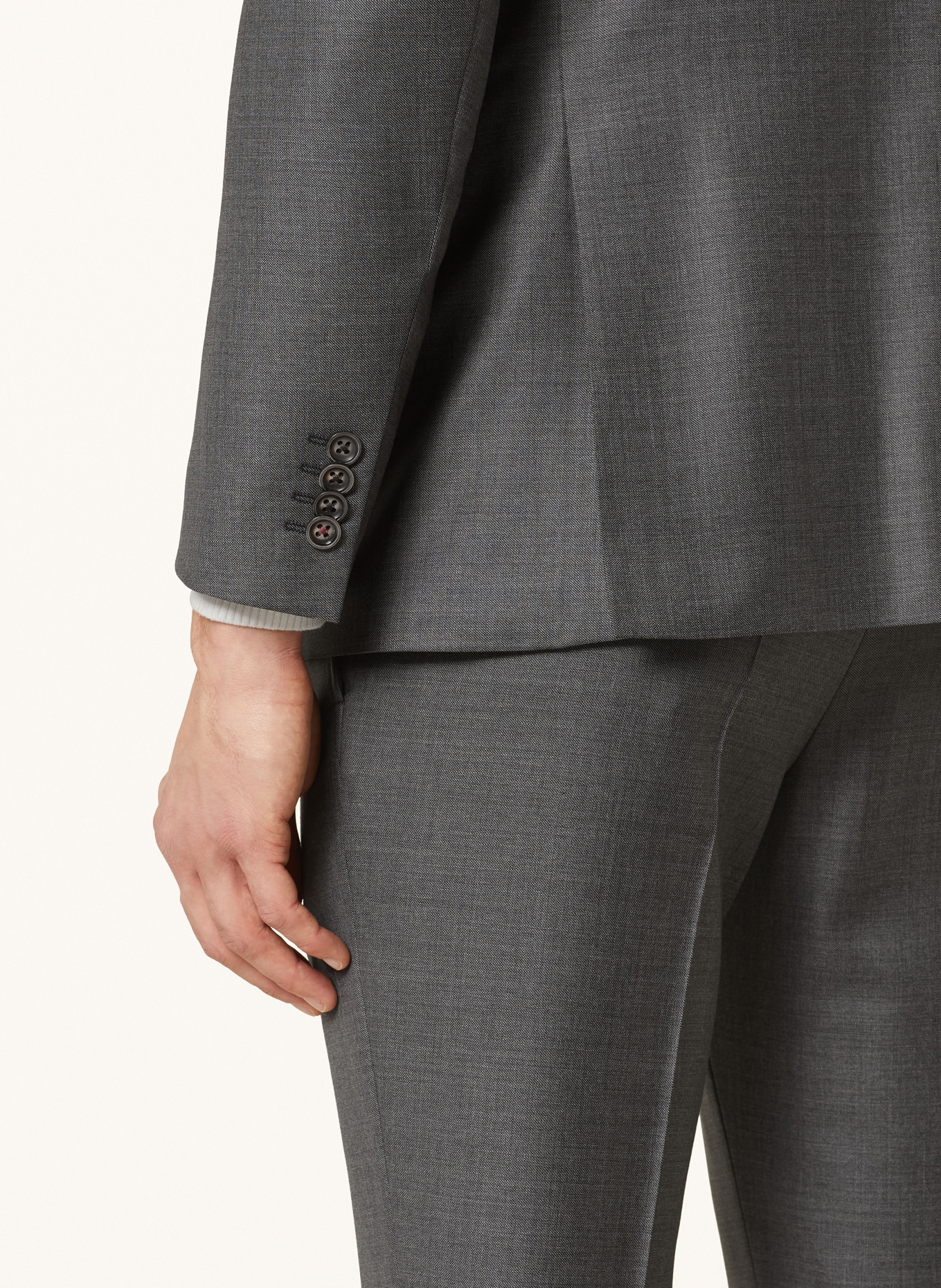 Roy Robson Suit jacket slim fit, Color: A030 MEDIUM GREY (Image 6)