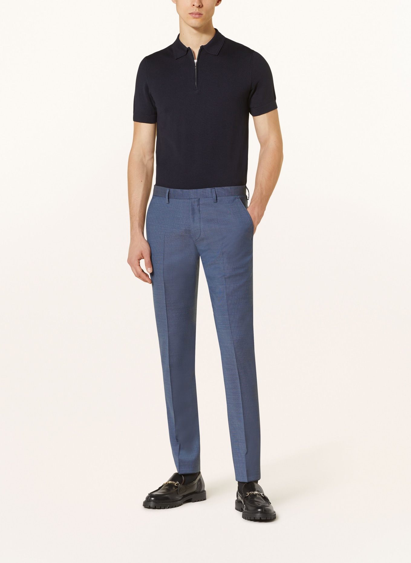 Roy Robson Suit trousers slim fit, Color: BLUE (Image 3)