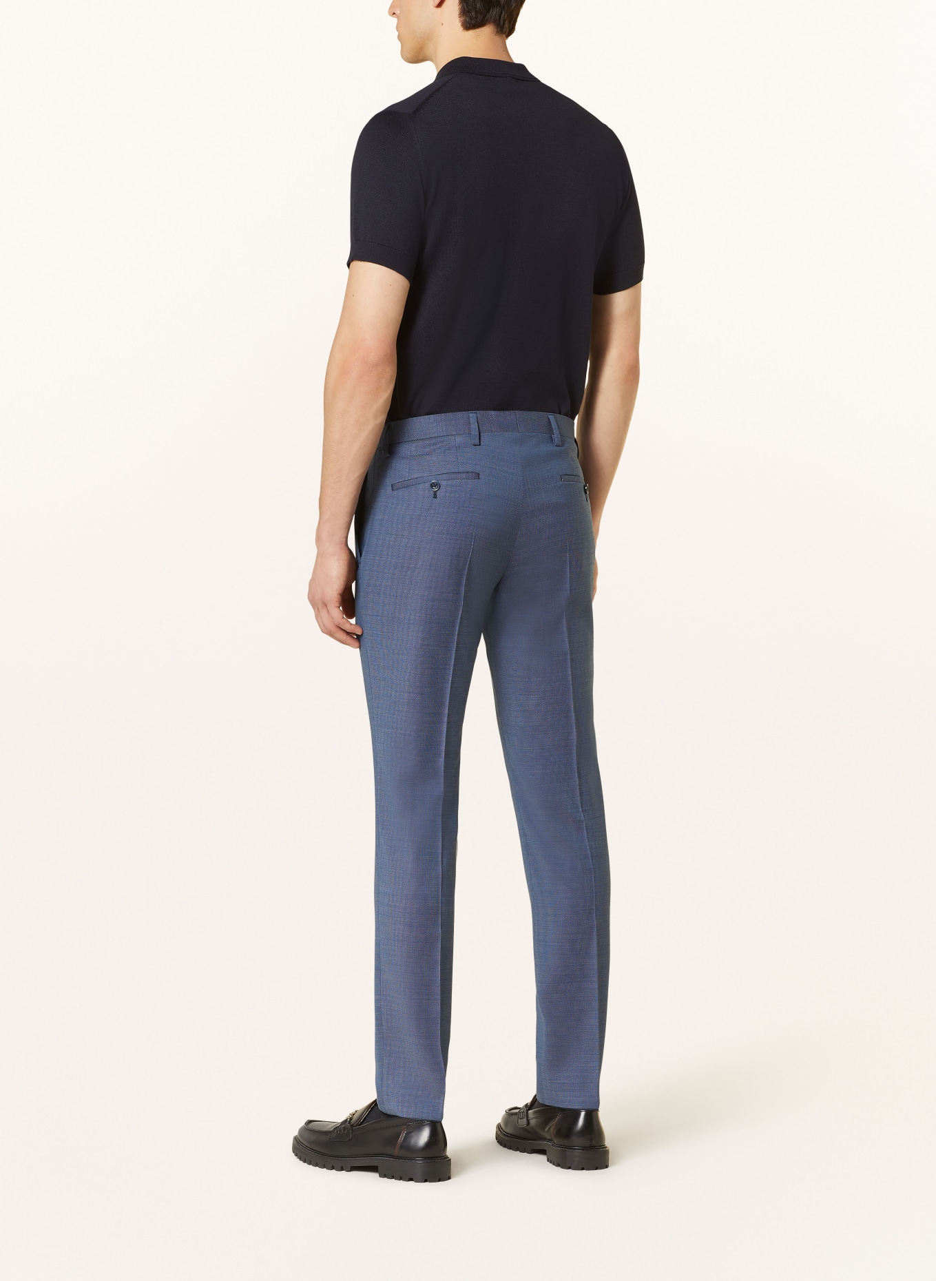 Roy Robson Suit trousers slim fit, Color: BLUE (Image 4)