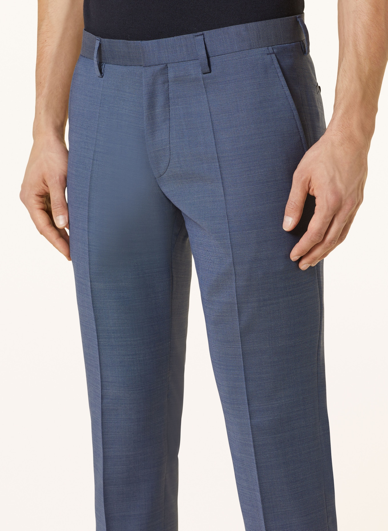 Roy Robson Suit trousers slim fit, Color: BLUE (Image 6)