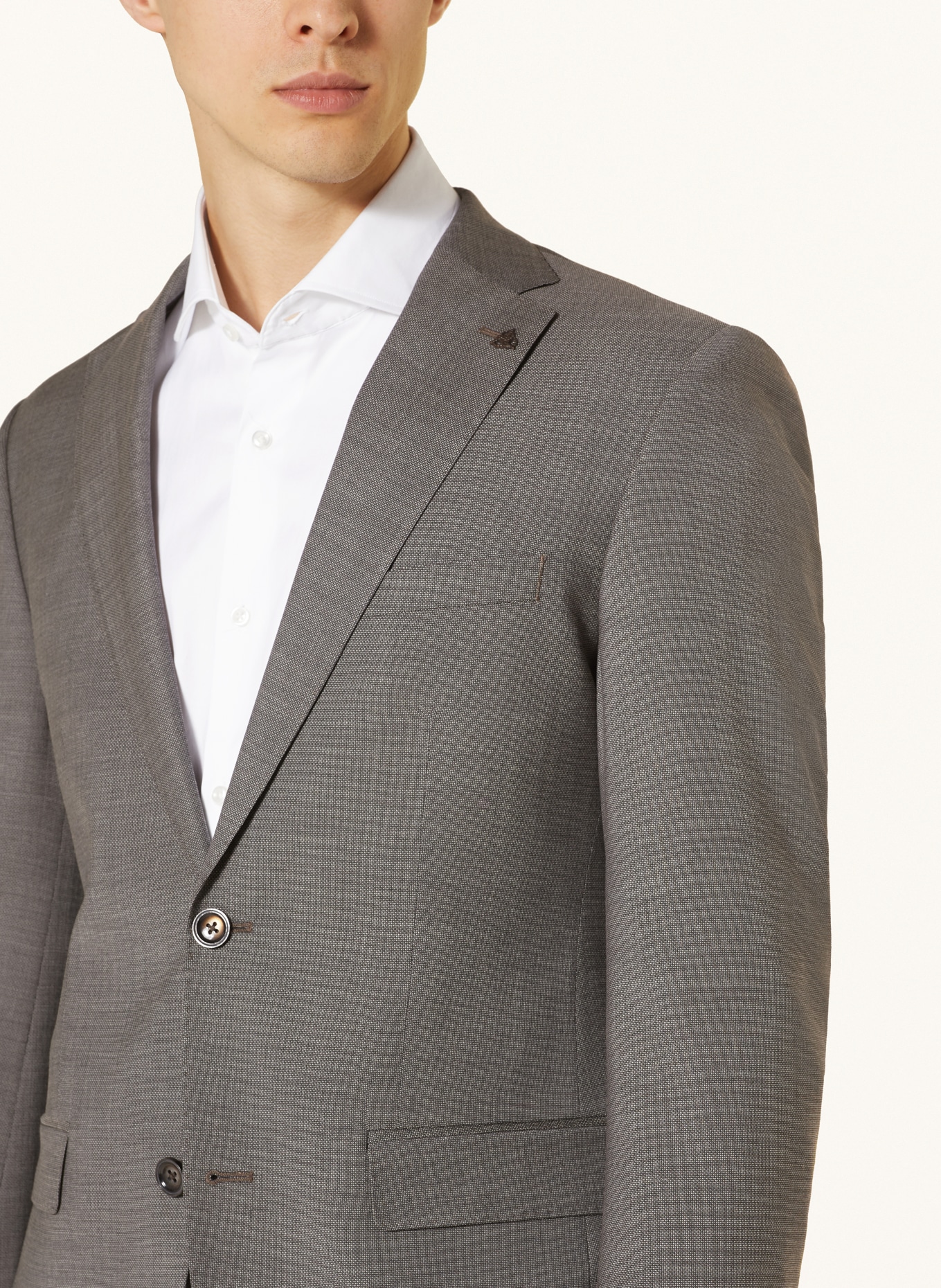 Roy Robson Suit jacket regular fit, Color: CAMEL/ ECRU (Image 5)