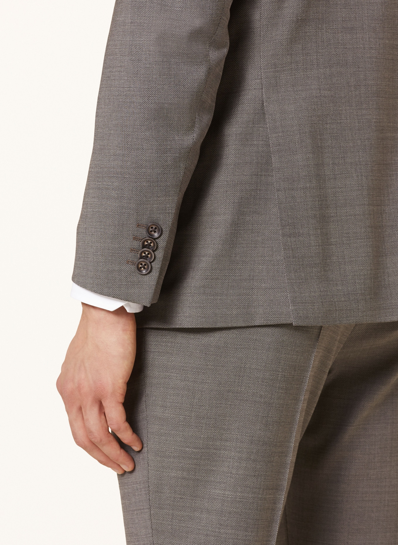 Roy Robson Suit jacket regular fit, Color: CAMEL/ ECRU (Image 6)