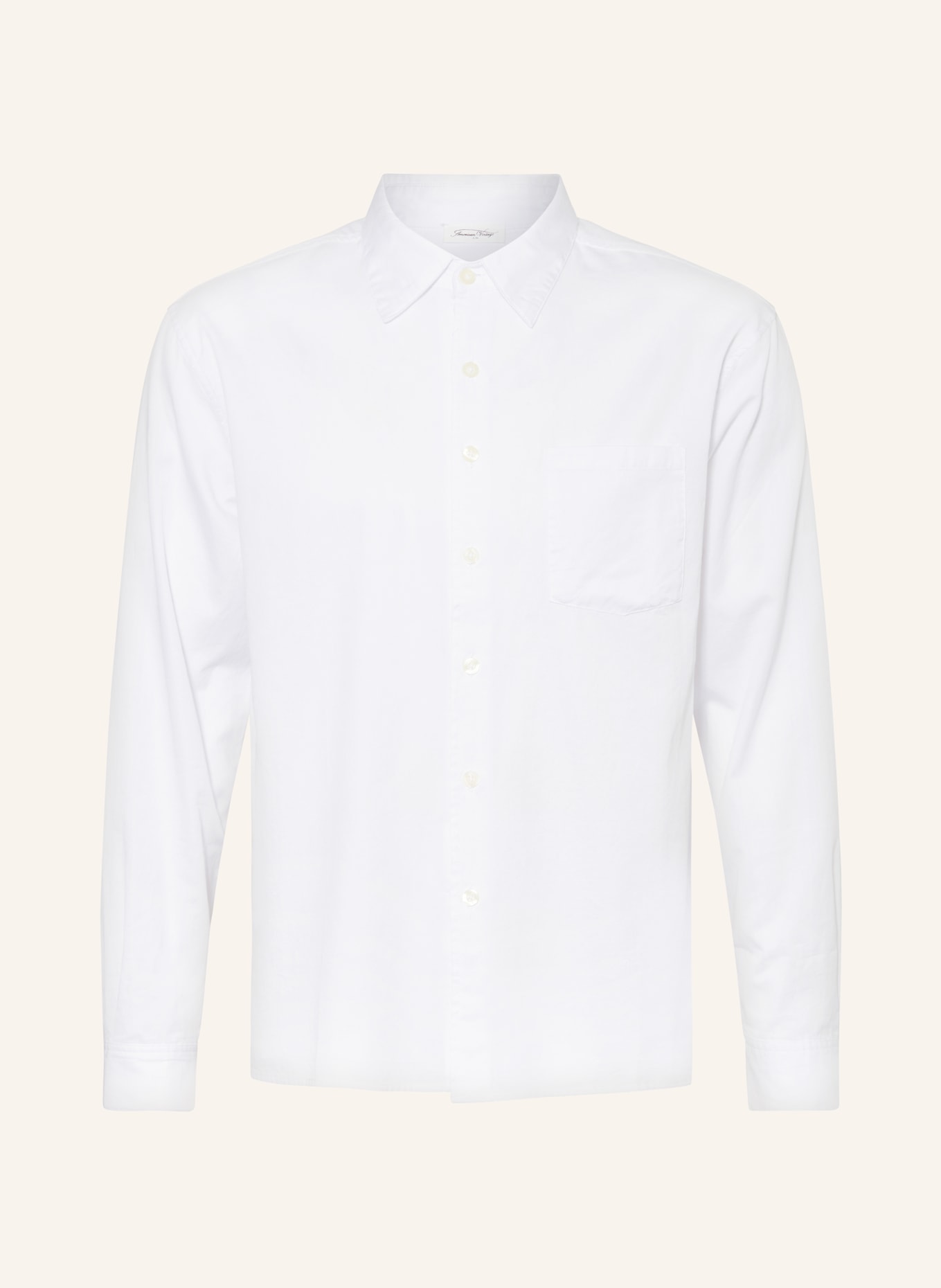 American Vintage Hemd ISKOROW Comfort Fit, Farbe: WEISS (Bild 1)