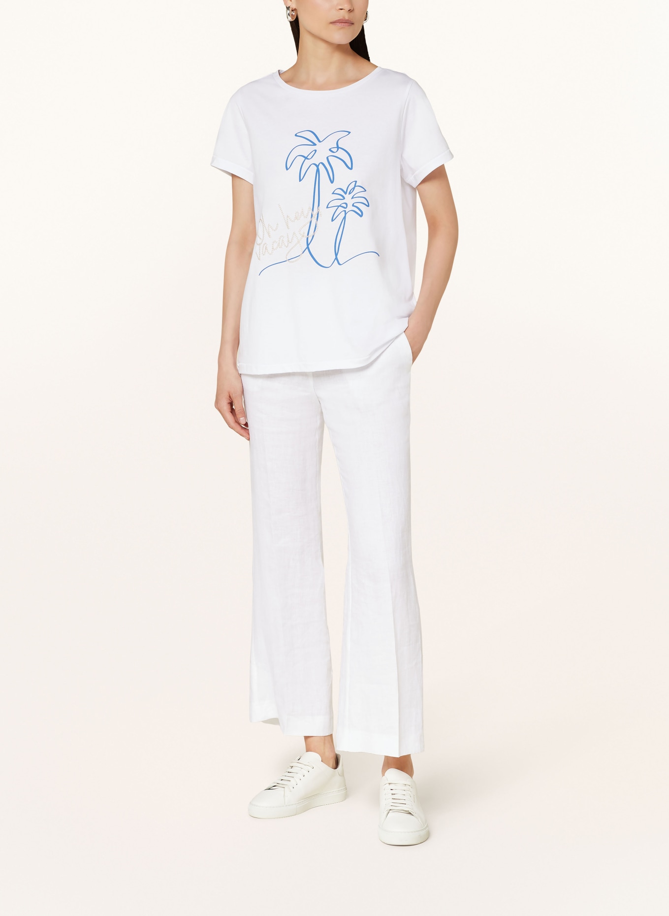 Smith & Soul T-shirt, Color: WHITE/ BLUE (Image 2)