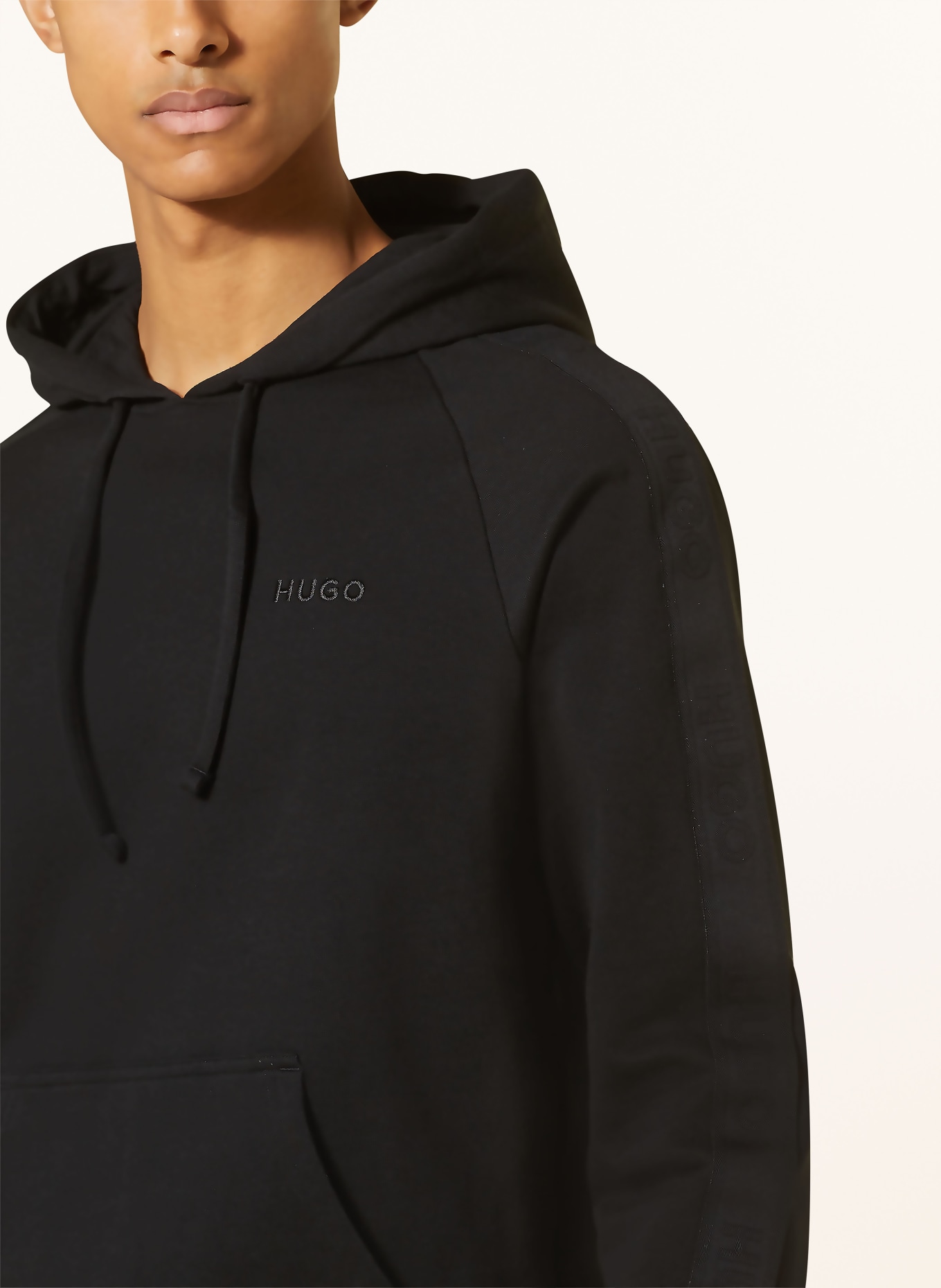 HUGO Lounge hoodie, Color: BLACK (Image 5)
