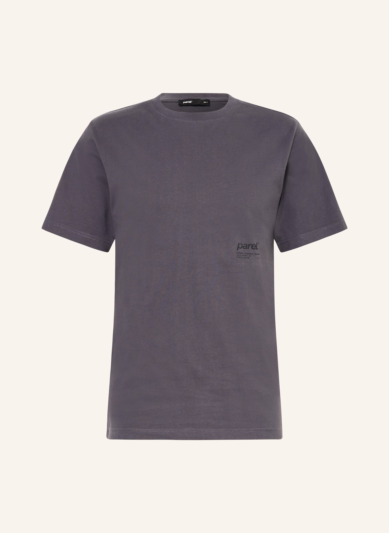 parel. T-shirt, Color: GRAY (Image 1)