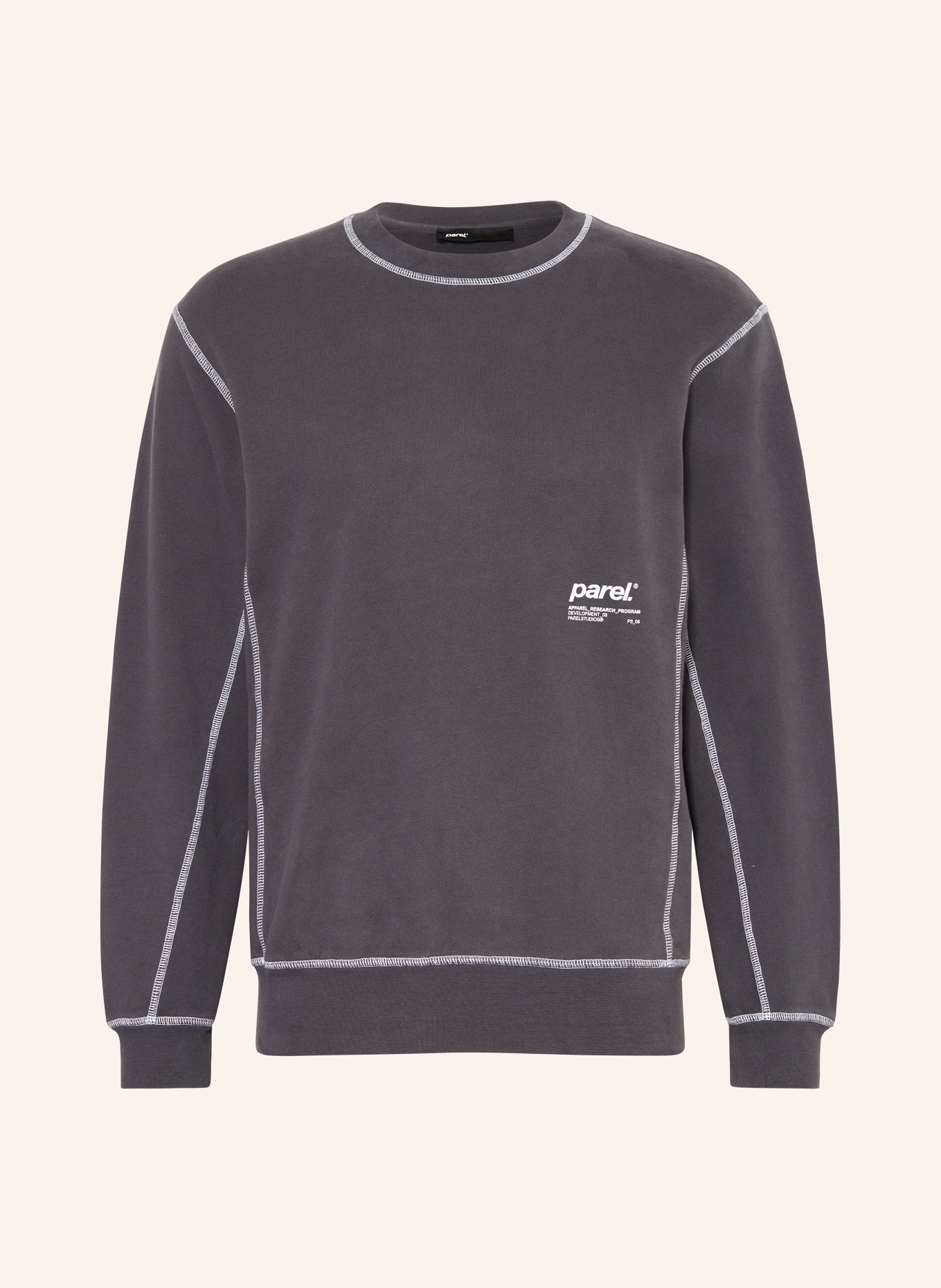 parel. Sweatshirt, Color: DARK GRAY (Image 1)