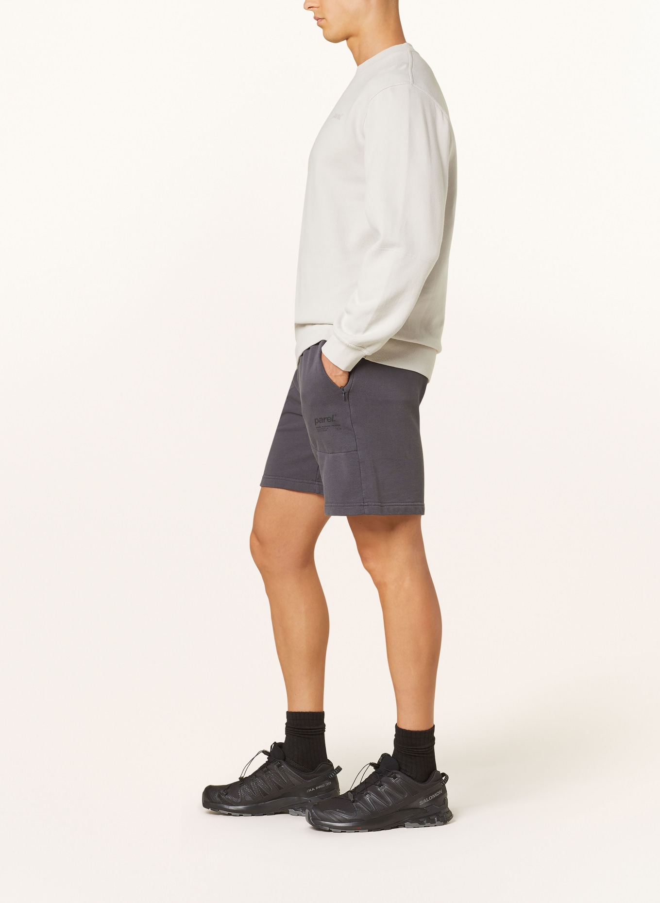 parel. Sweat shorts, Color: GRAY (Image 4)