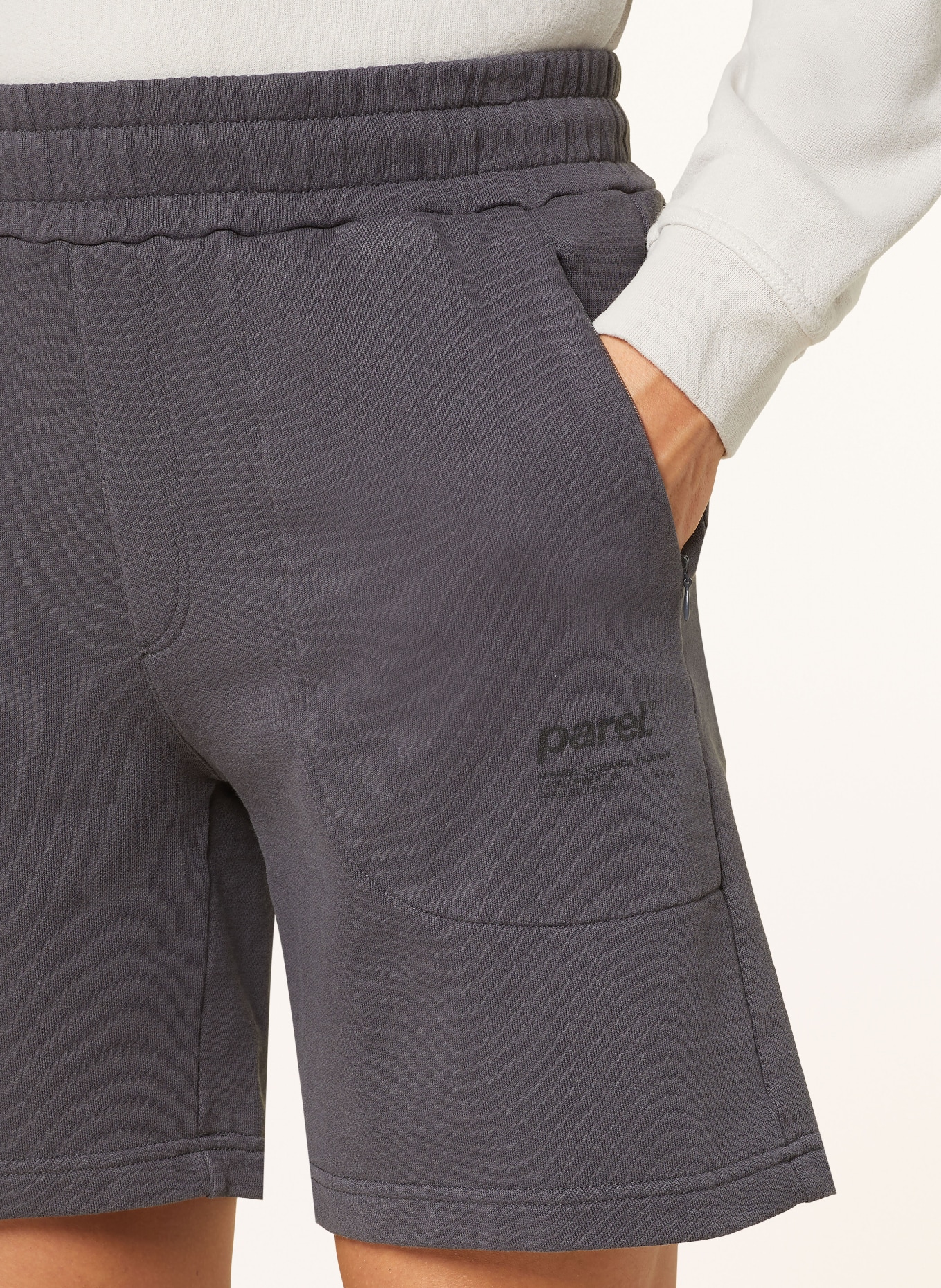 parel. Sweat shorts, Color: GRAY (Image 5)