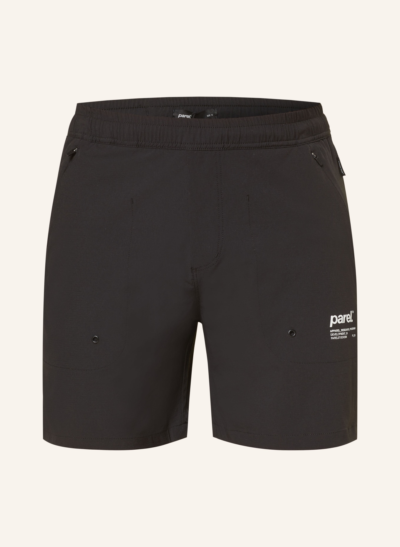 parel. Shorts SAANA, Color: BLACK (Image 1)