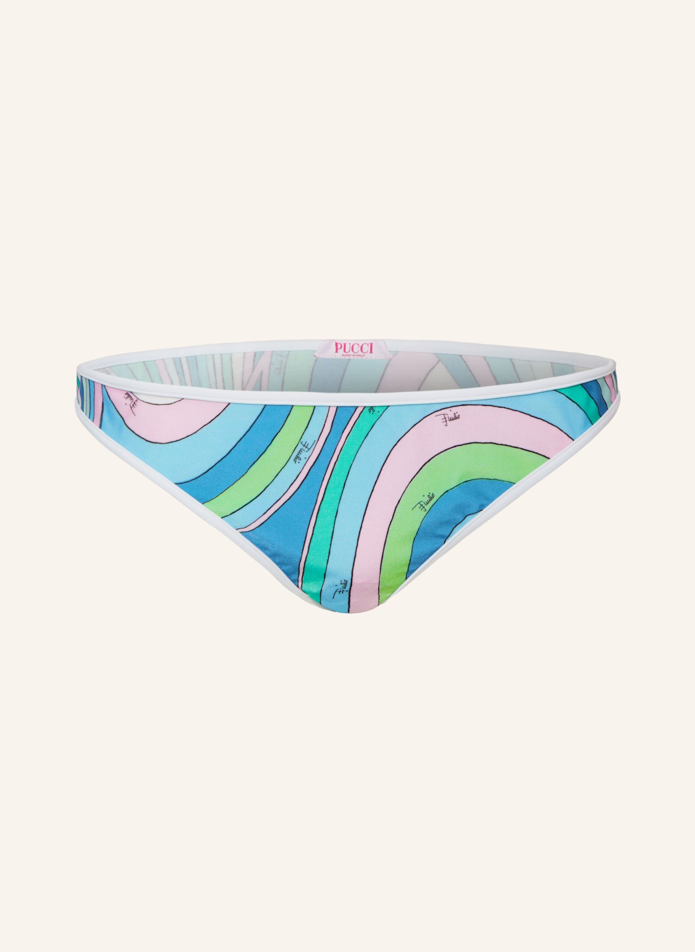 PUCCI Panty-Bikini-Hose, Farbe: BLAU/ MINT/ HELLBLAU (Bild 1)