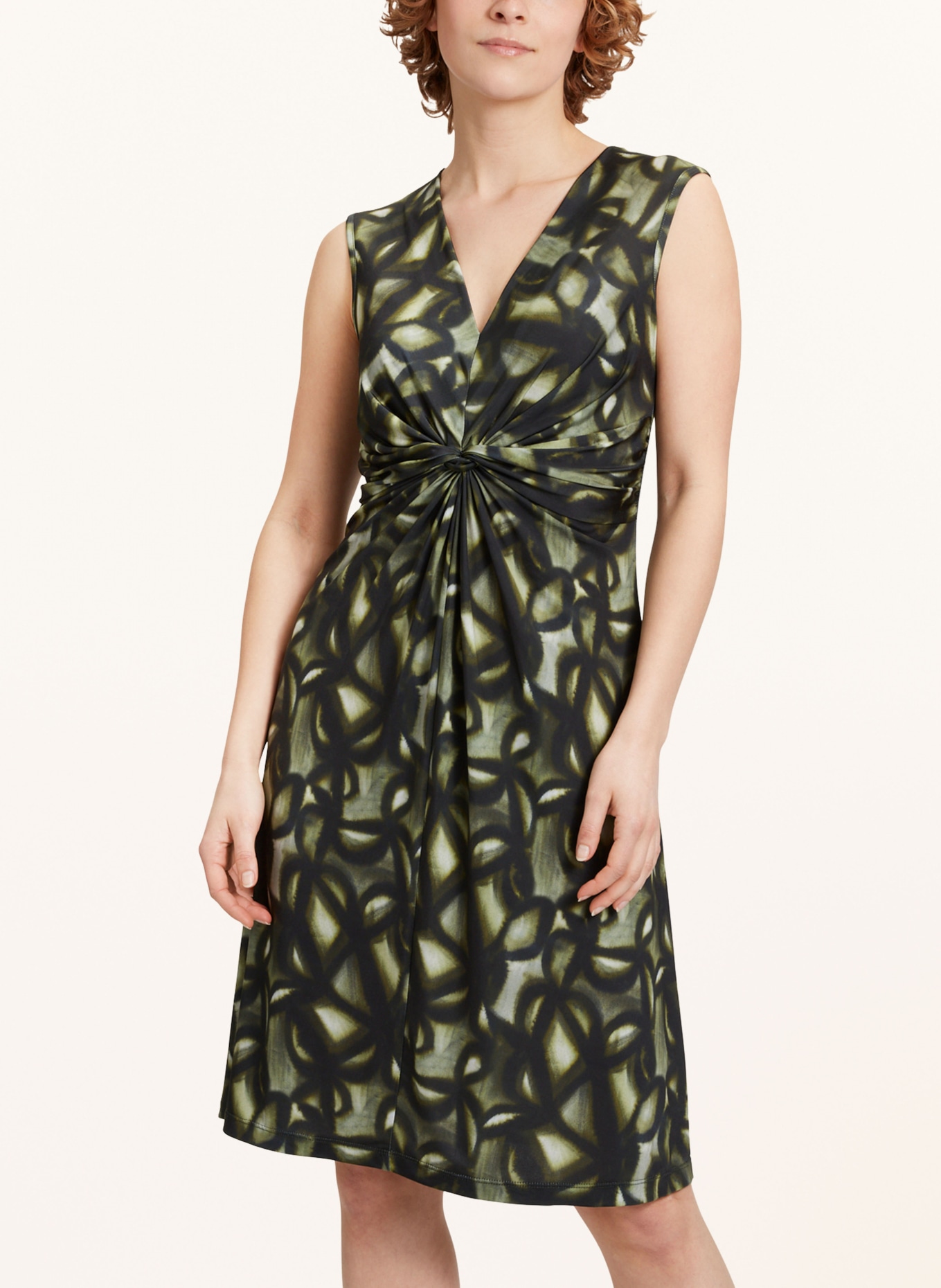 CARTOON Jersey dress, Color: OLIVE/ KHAKI/ BLACK (Image 2)