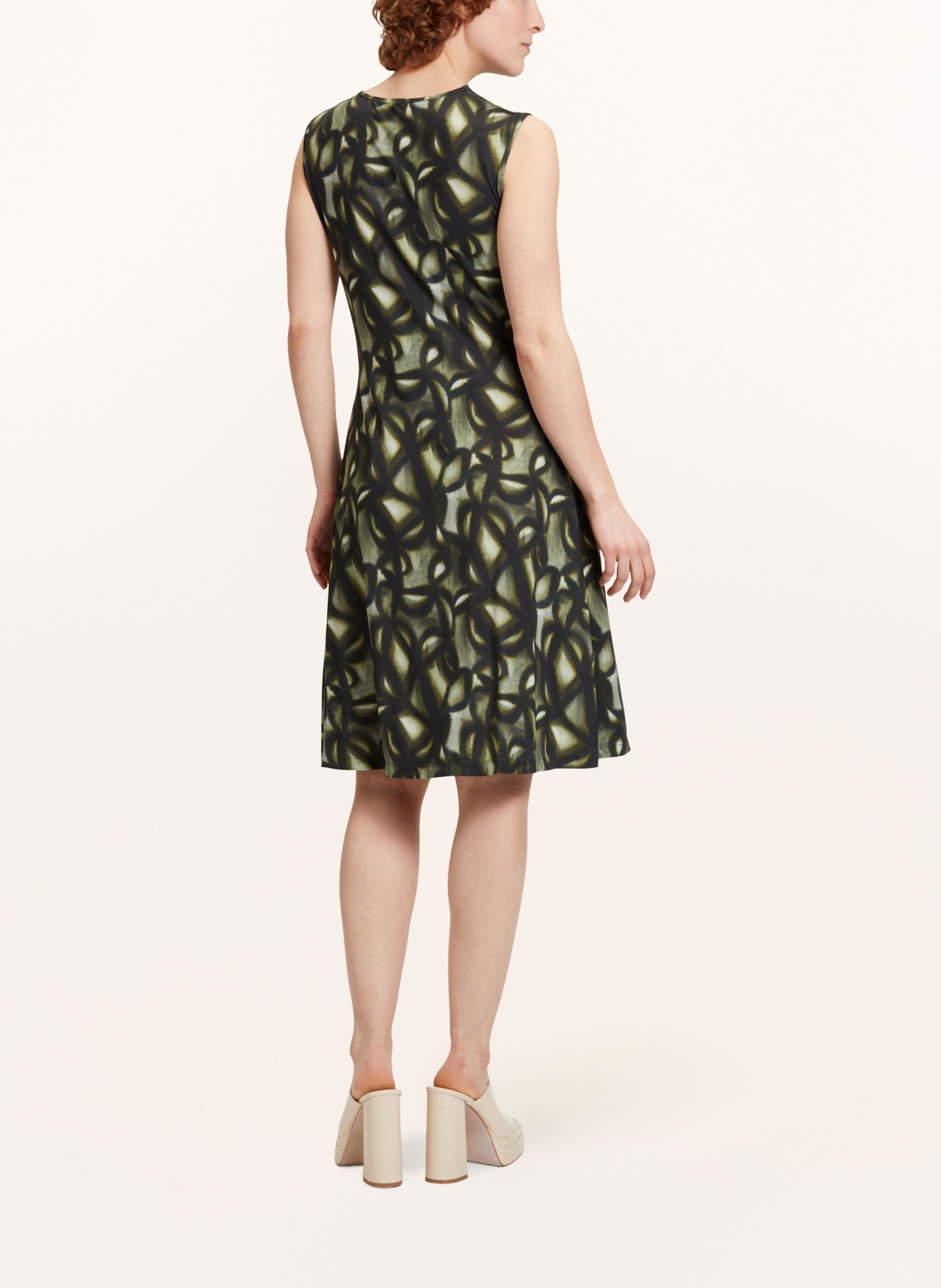 CARTOON Jersey dress, Color: OLIVE/ KHAKI/ BLACK (Image 3)