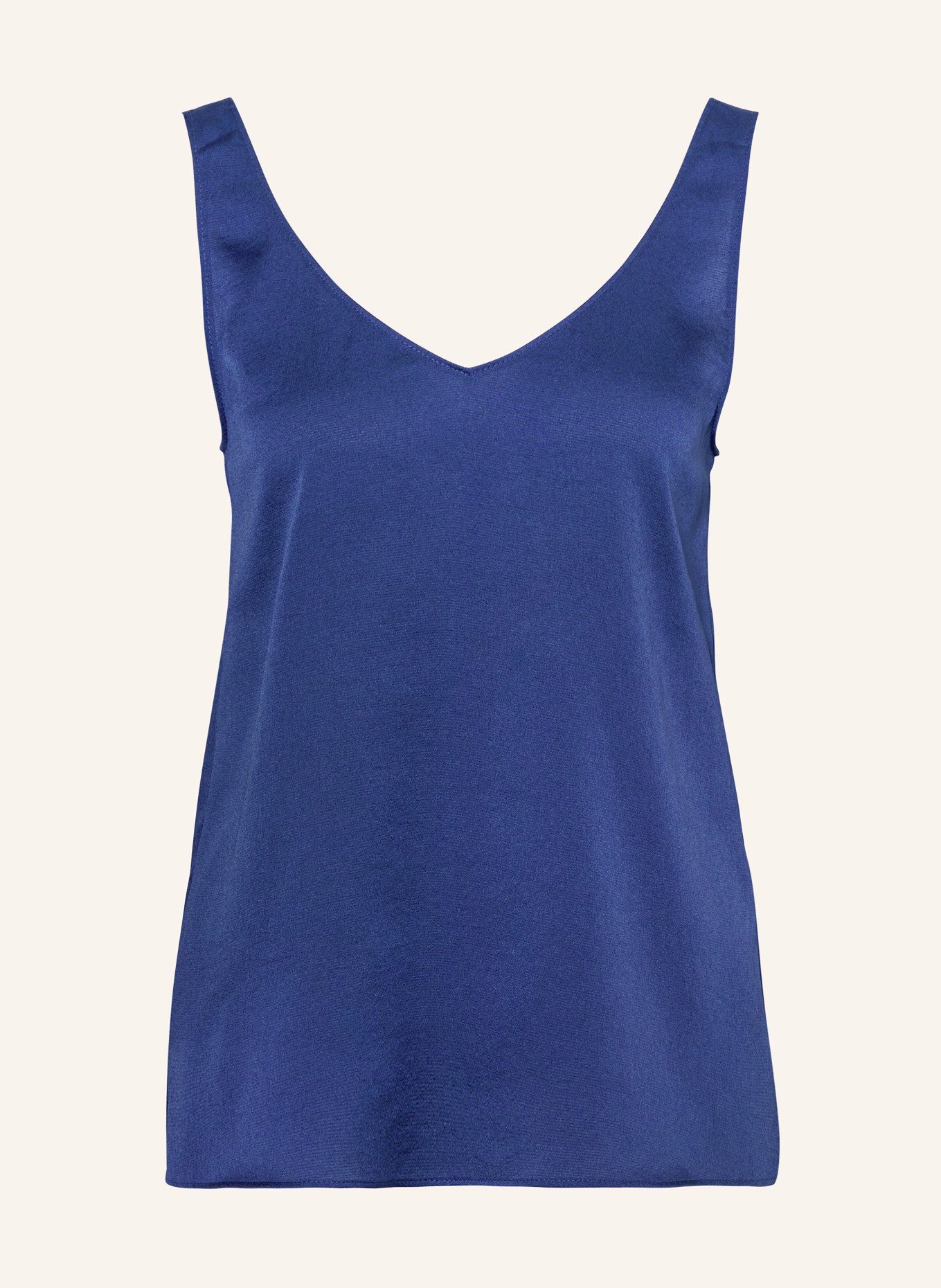 RIANI Satin top: DARK BLUE