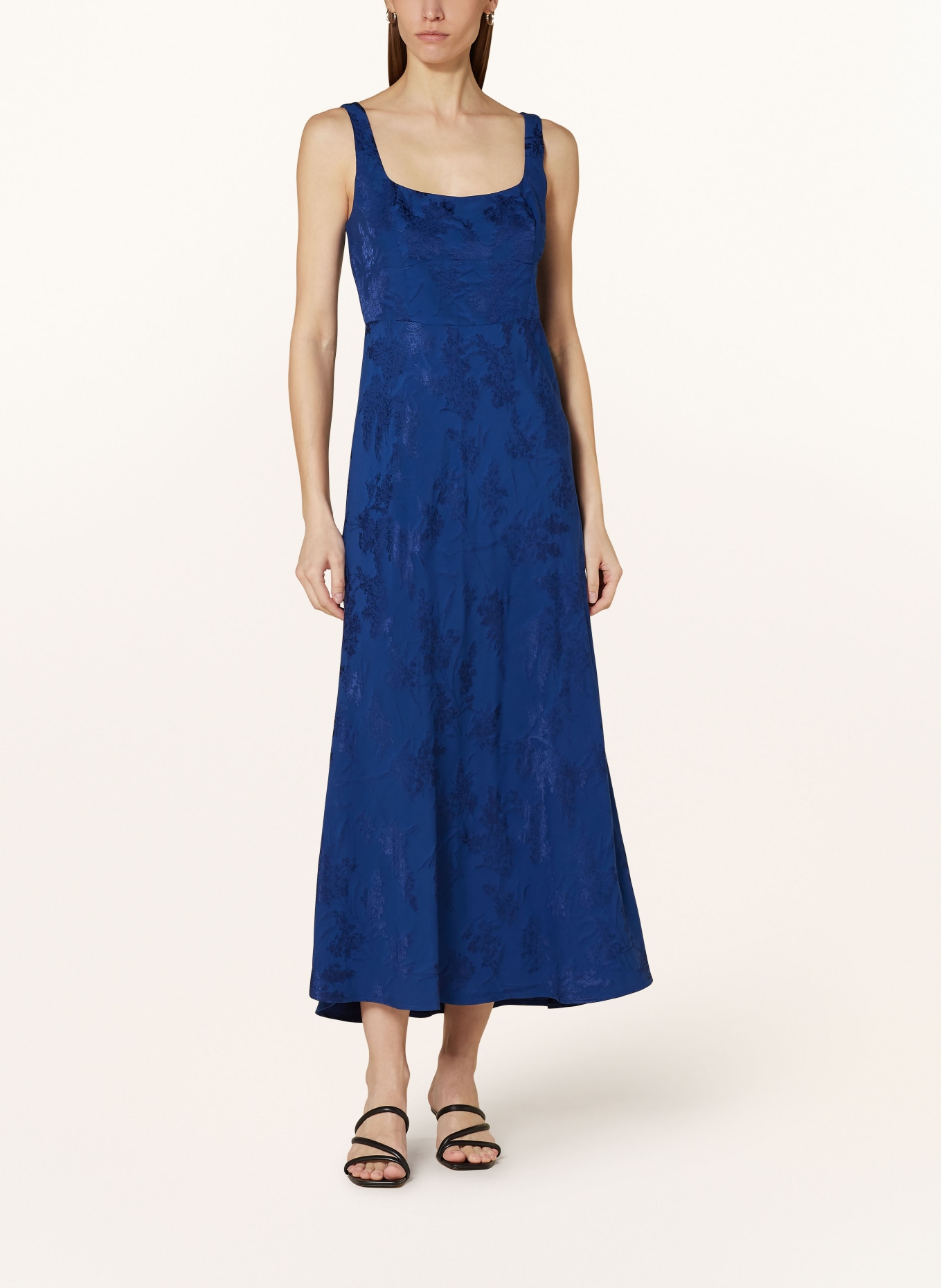 RIANI Satin dress, Color: DARK BLUE (Image 2)