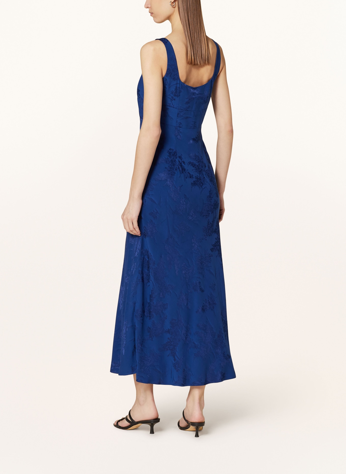 RIANI Satin dress, Color: DARK BLUE (Image 3)