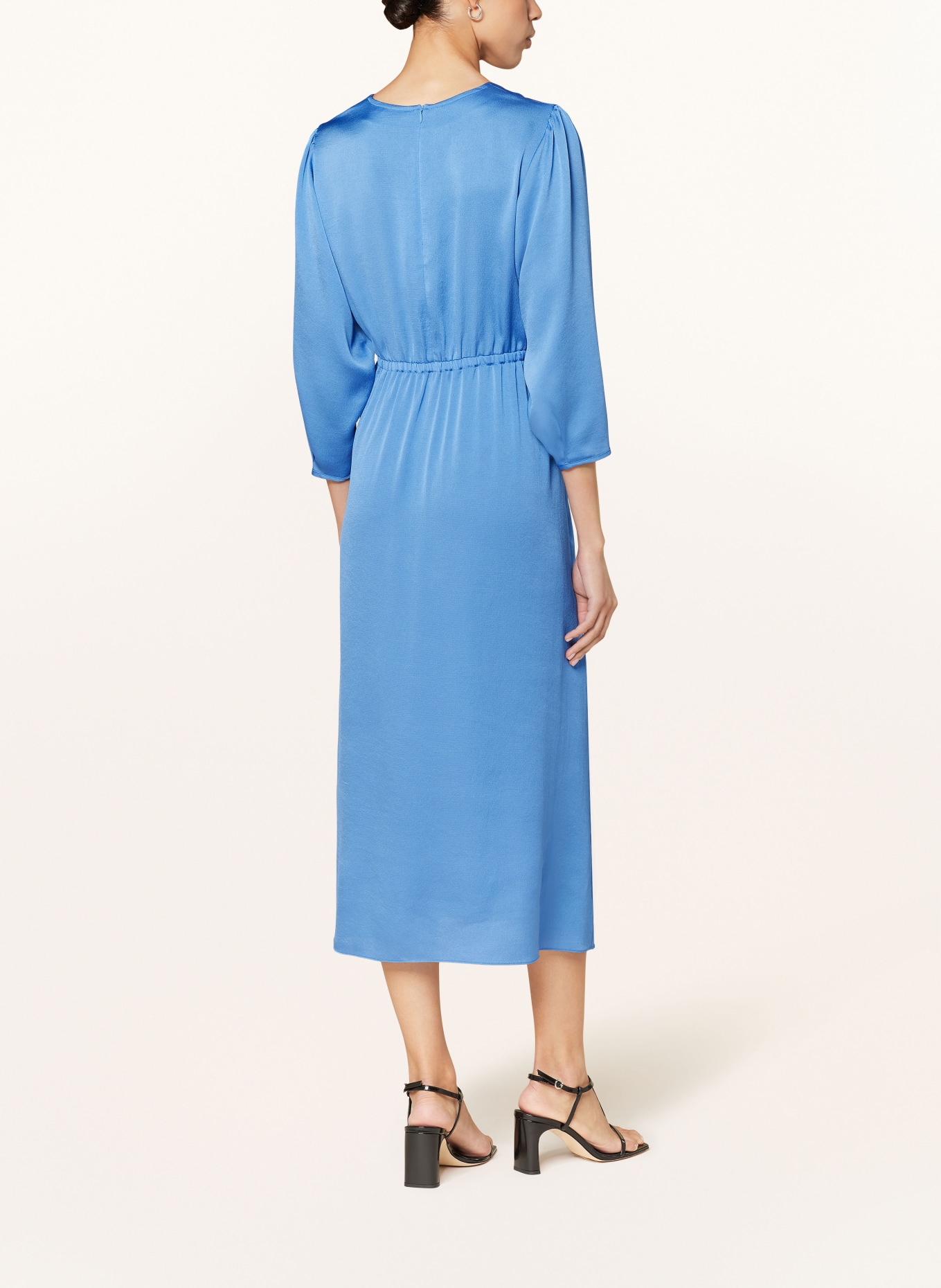 RIANI Satin dress with 3/4 sleeves, Color: LIGHT BLUE (Image 3)