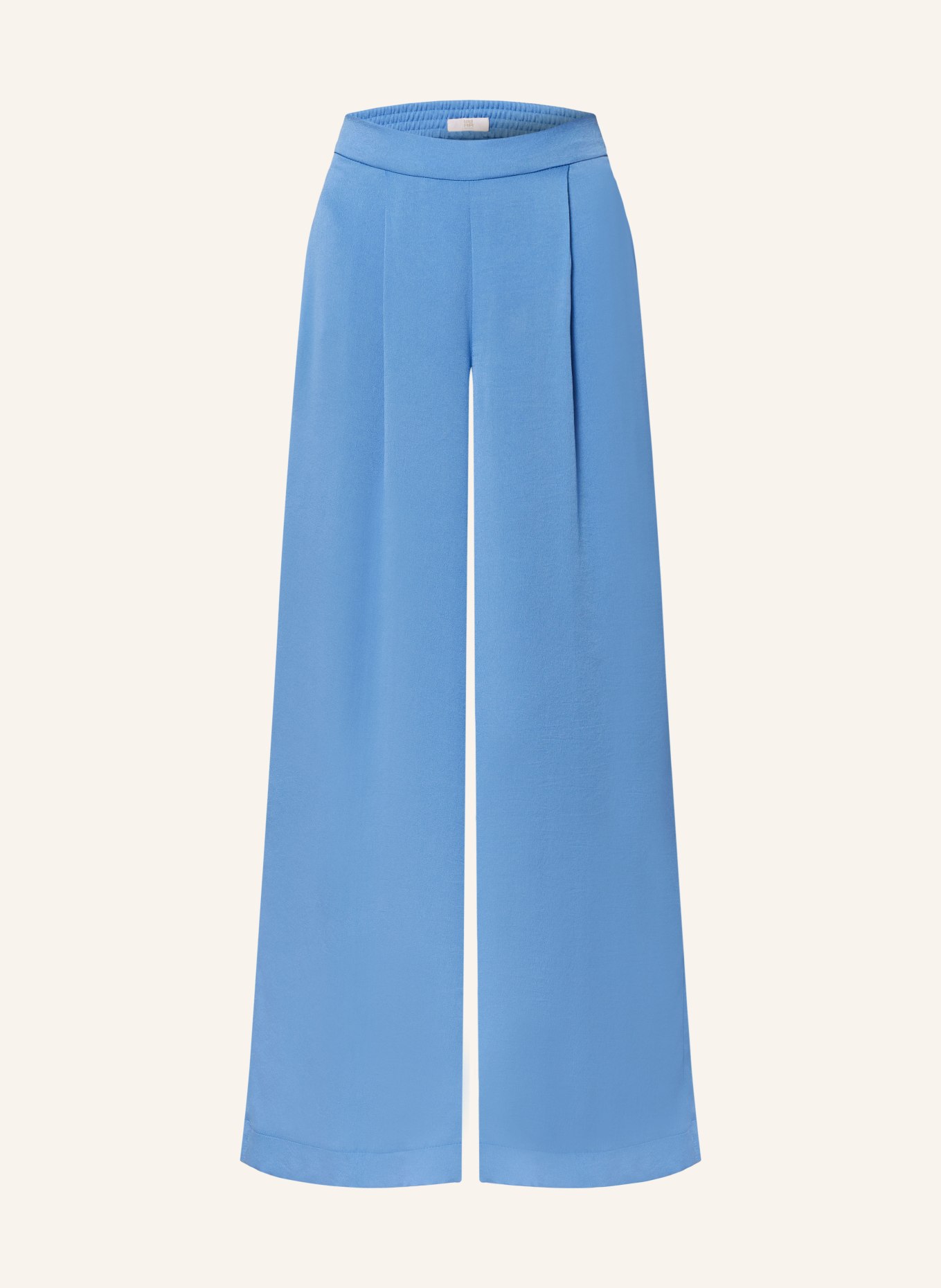 RIANI Wide leg trousers in satin, Color: LIGHT BLUE (Image 1)