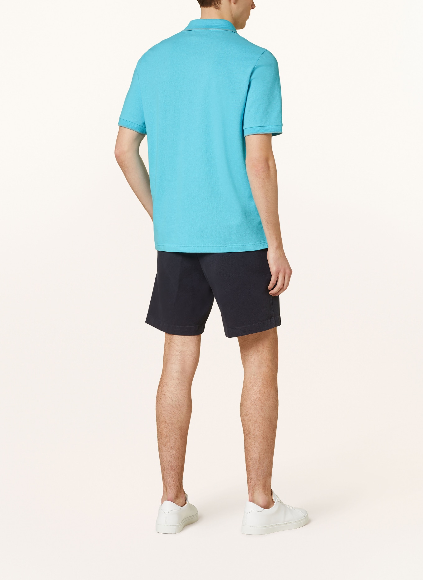 MAERZ MUENCHEN Piqué polo shirt, Color: TURQUOISE (Image 3)