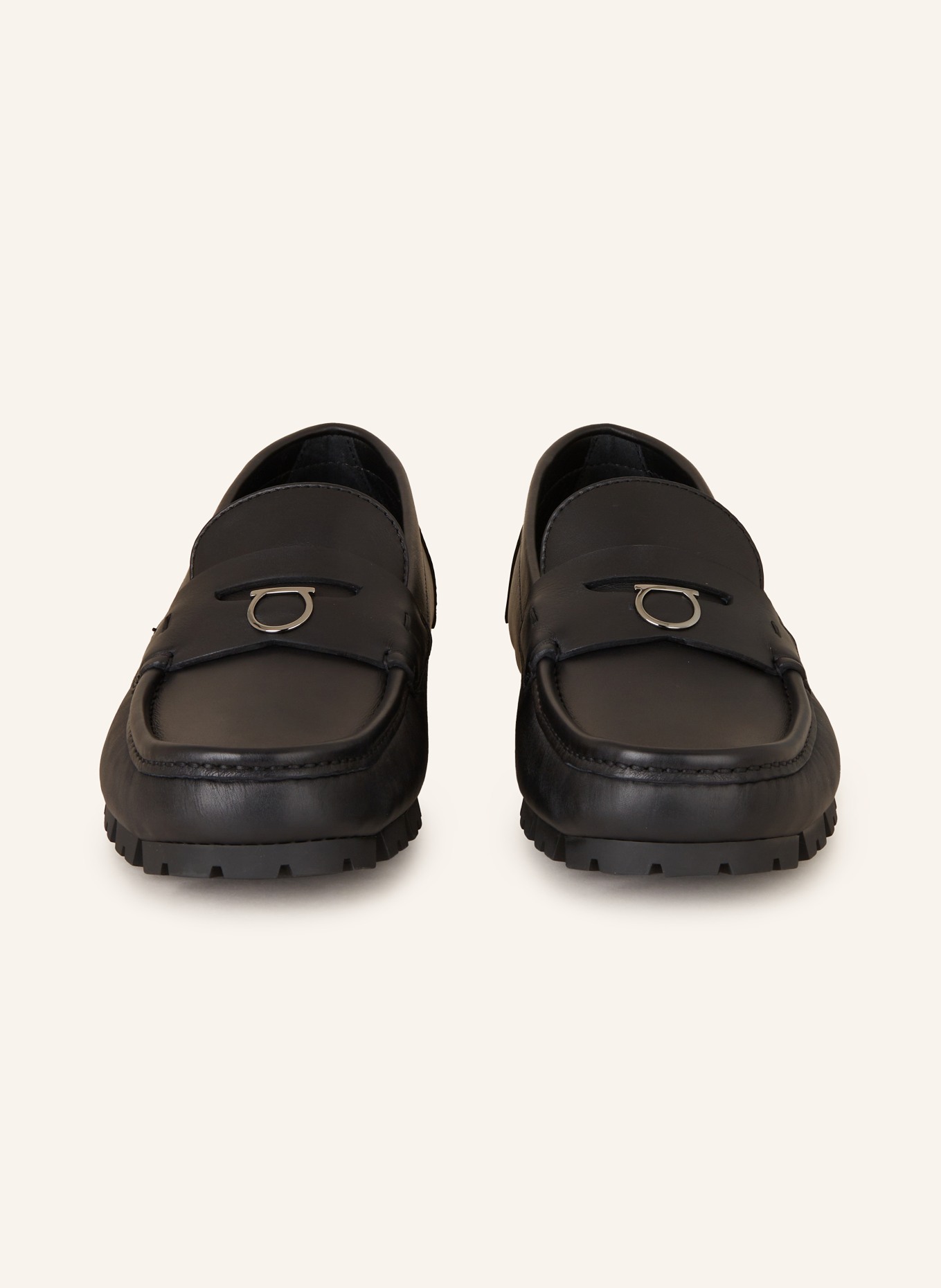 FERRAGAMO Penny loafers DOUGAN, Color: BLACK (Image 3)
