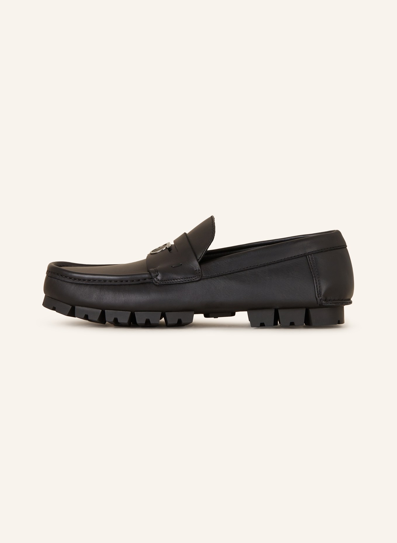 FERRAGAMO Penny loafers DOUGAN, Color: BLACK (Image 4)